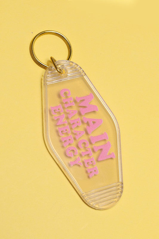 Main Character Graphic Vintage Motel Room Keychain - FINAL SALE - Madison and Mallory