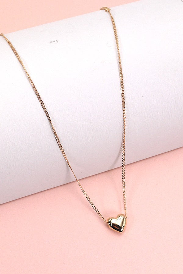  Sweetest Thing Movable Heart Charm Necklace - Madison and Mallory