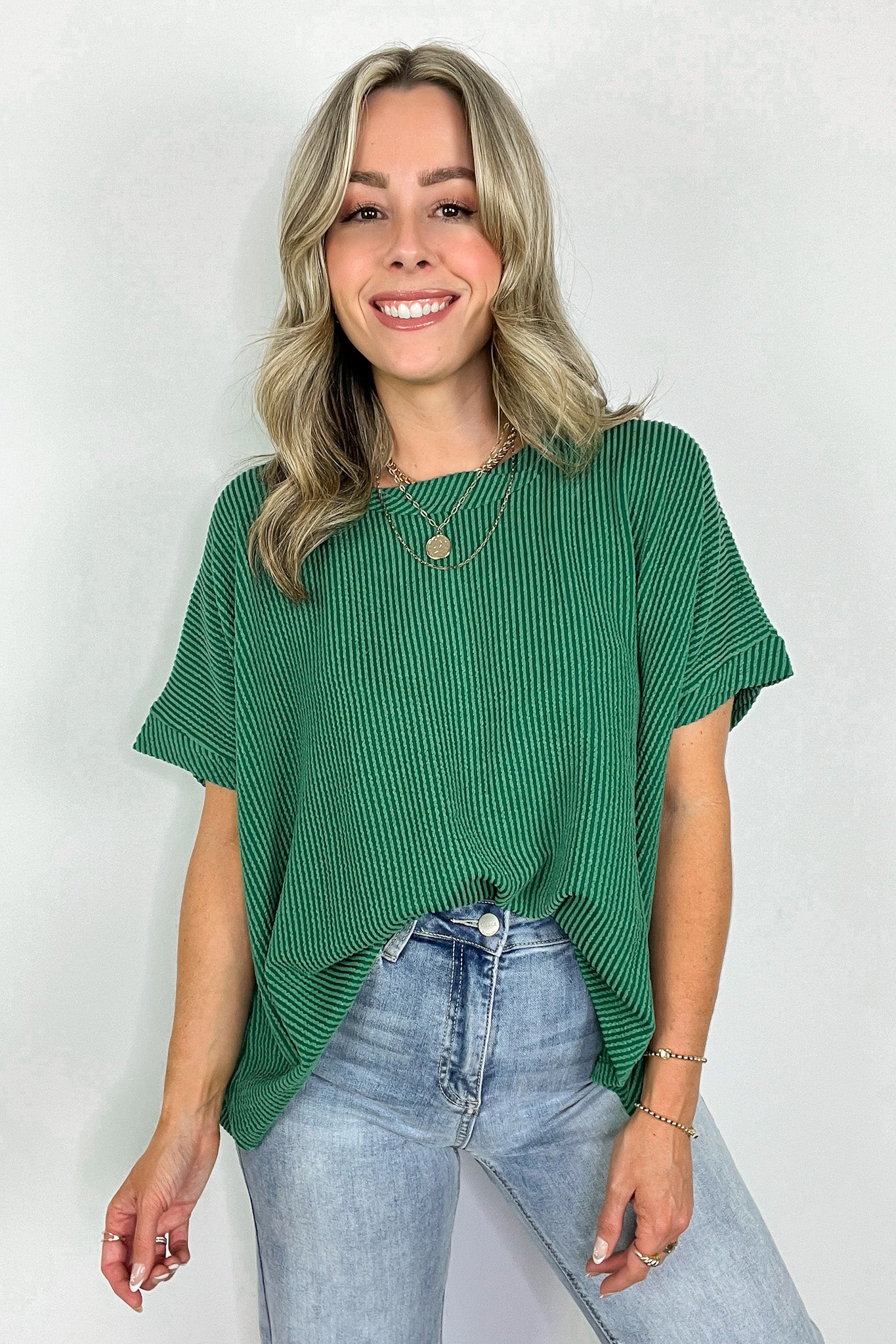 Adriano Rib Knit Twist Sleeve Top - FINAL SALE · Madison +