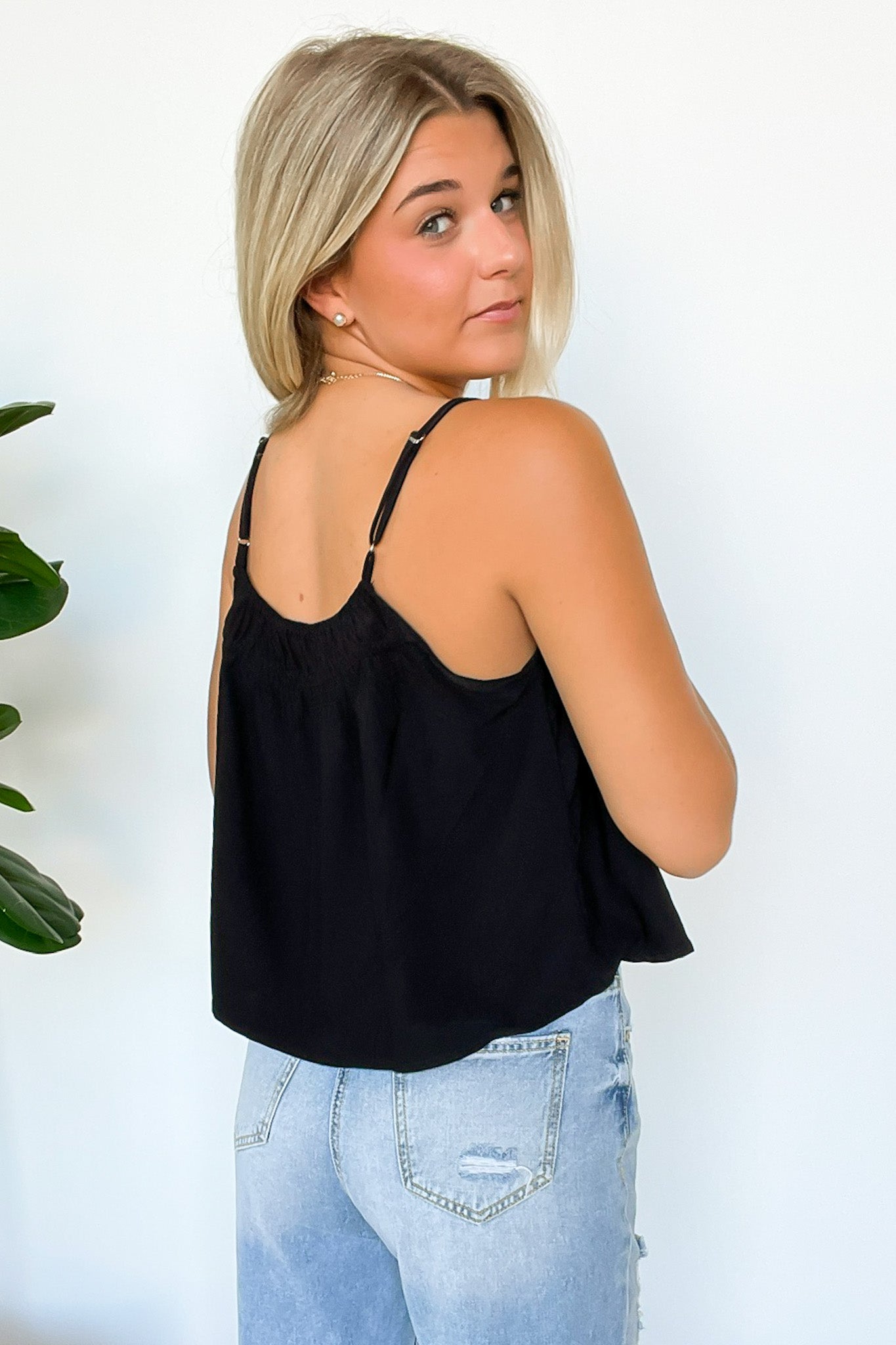  Asha Ruched Flowy Tank Top - Madison and Mallory