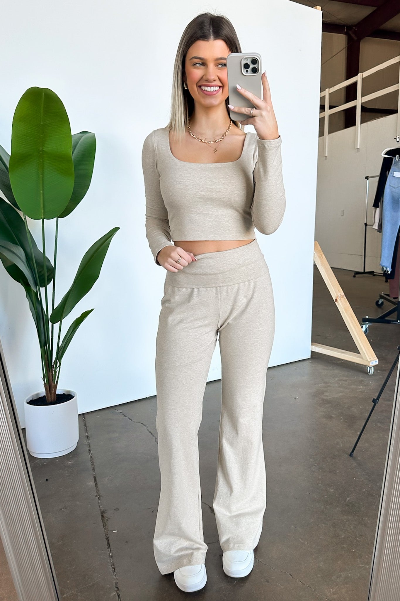  Ayanah High Waist Flare Leggings - FINAL SALE - Madison and Mallory