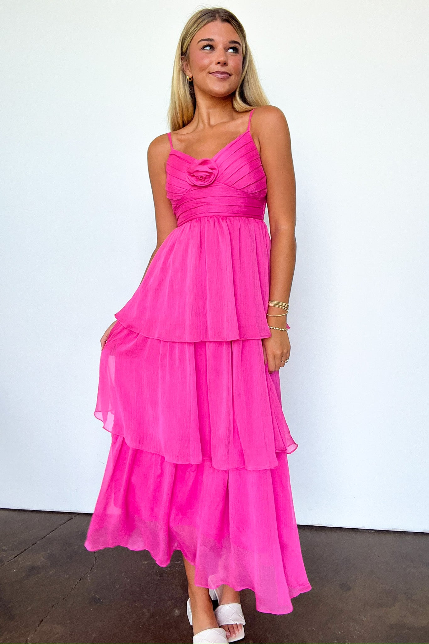 Blissfully Darling Tiered Floral Ruffle Dress - FINAL SALE Madison + Mallory Blissfully Darling Tiered Floral Ruffle Dress - FINAL SALE Madison + Mallory