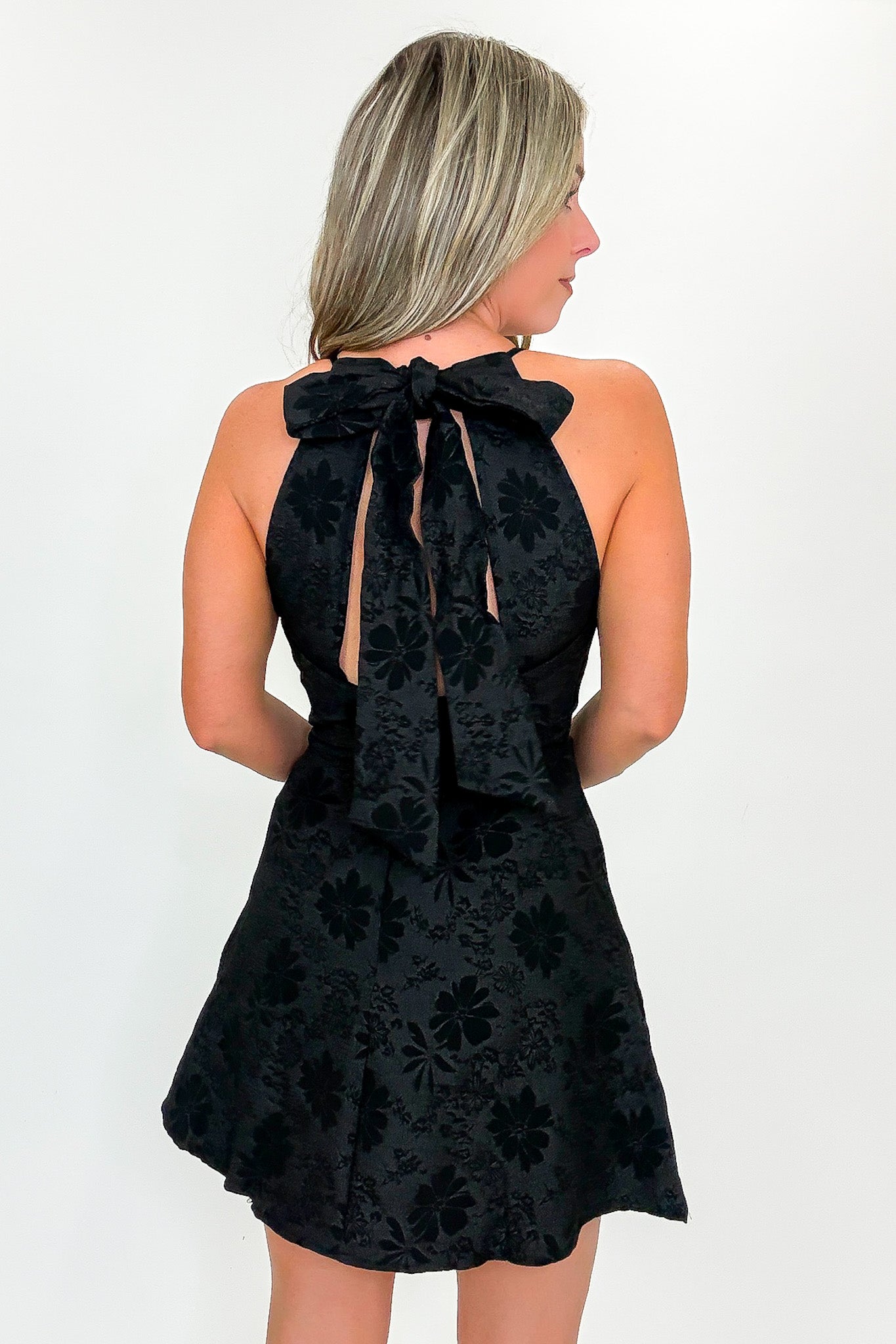 Botanic Luxe Floral Jacquard Dress