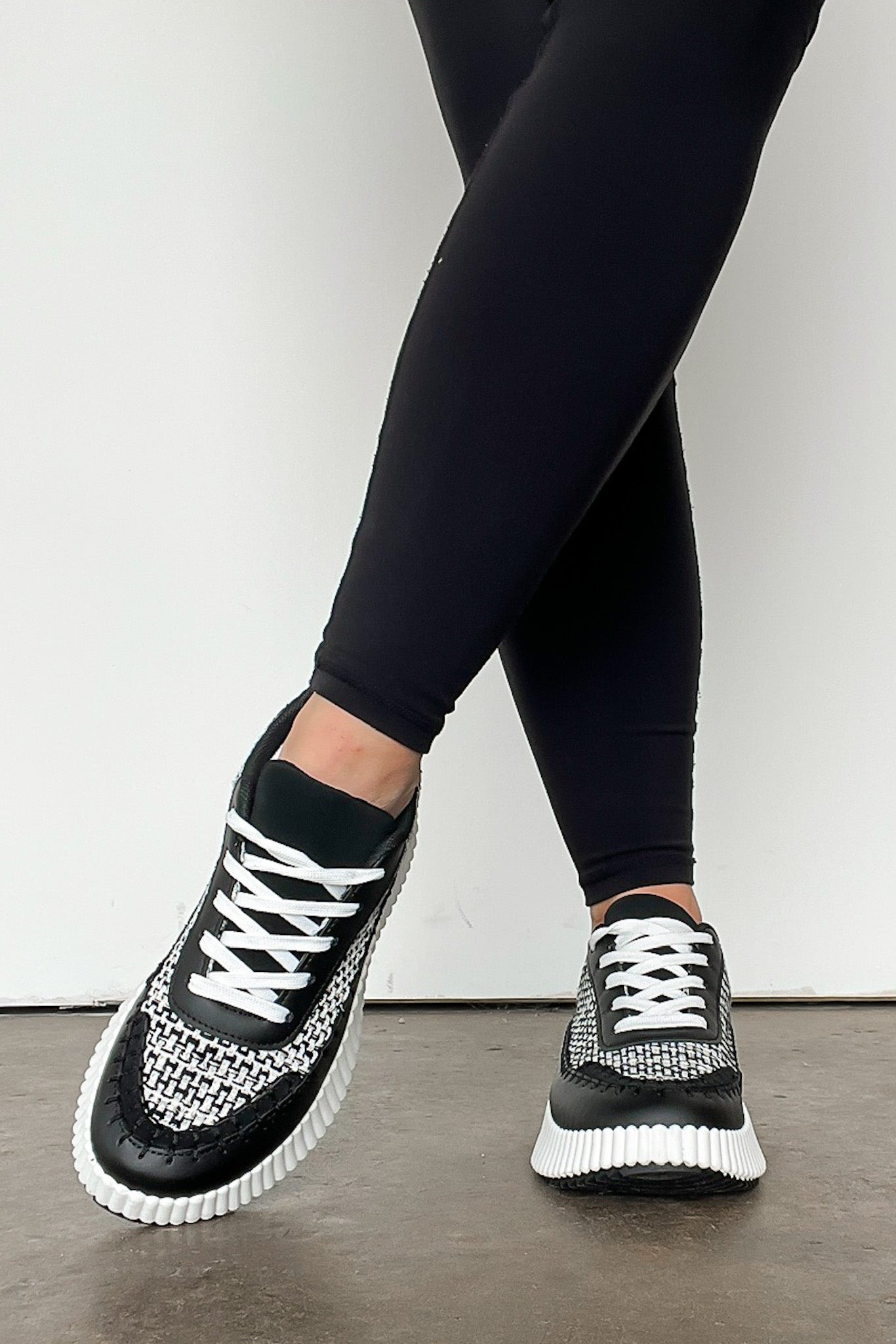 Casarah Blanket Stitch Platform Sneakers - FINAL SALE - Madison and Mallory
