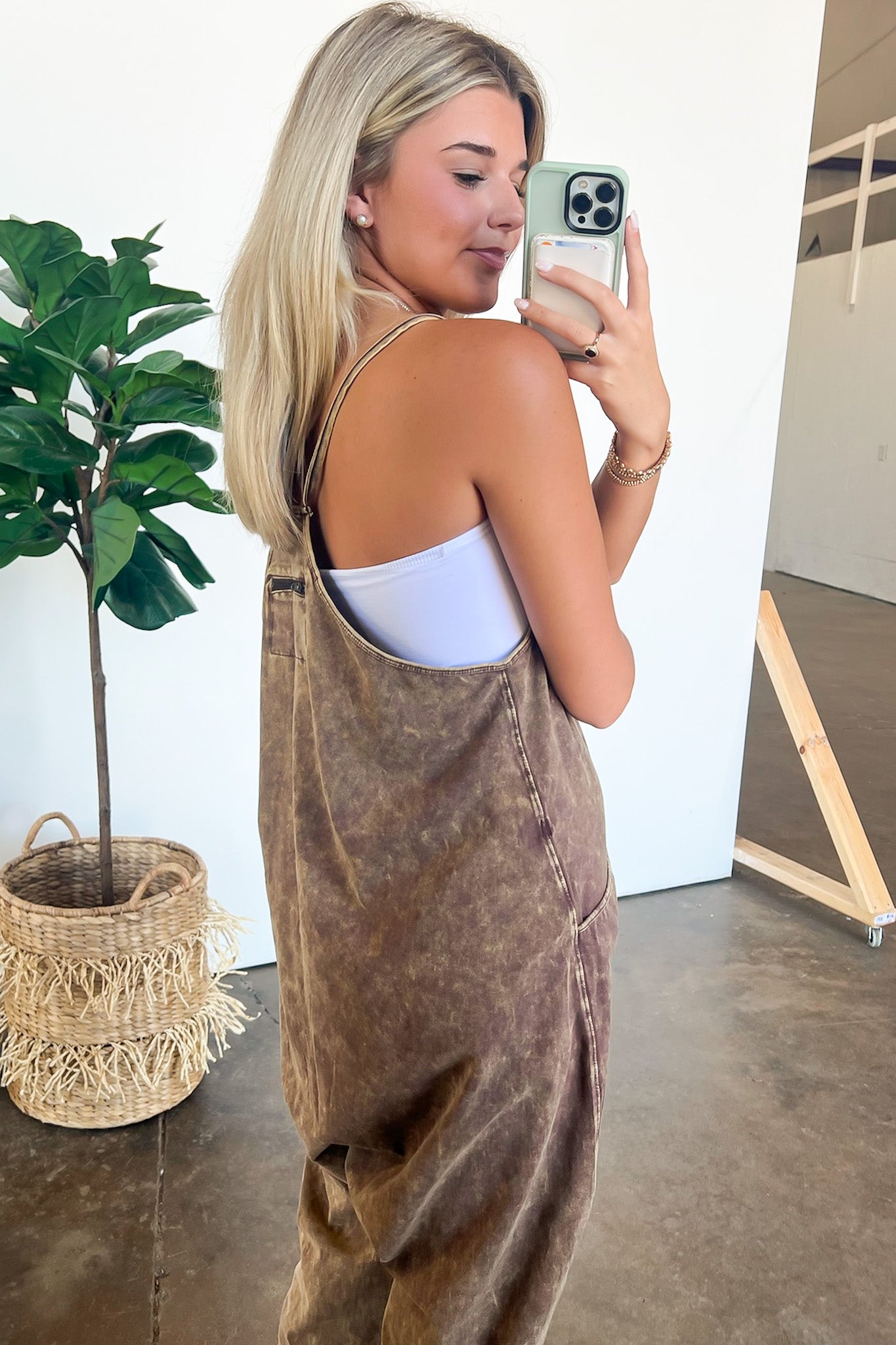  Casual Trend Mineral Wash Relaxed Jumpsuit - BACK IN STOCK - Madison and Mallory
