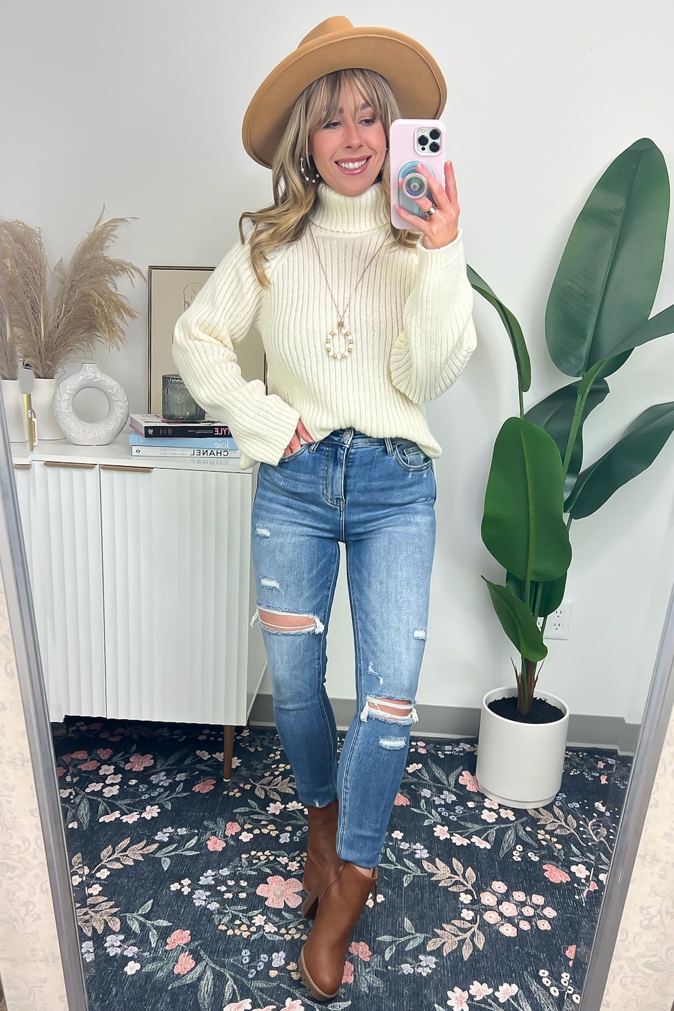 Completely Cozy Turtleneck Pullover Sweater - FINAL SALE - Madison and Mallory