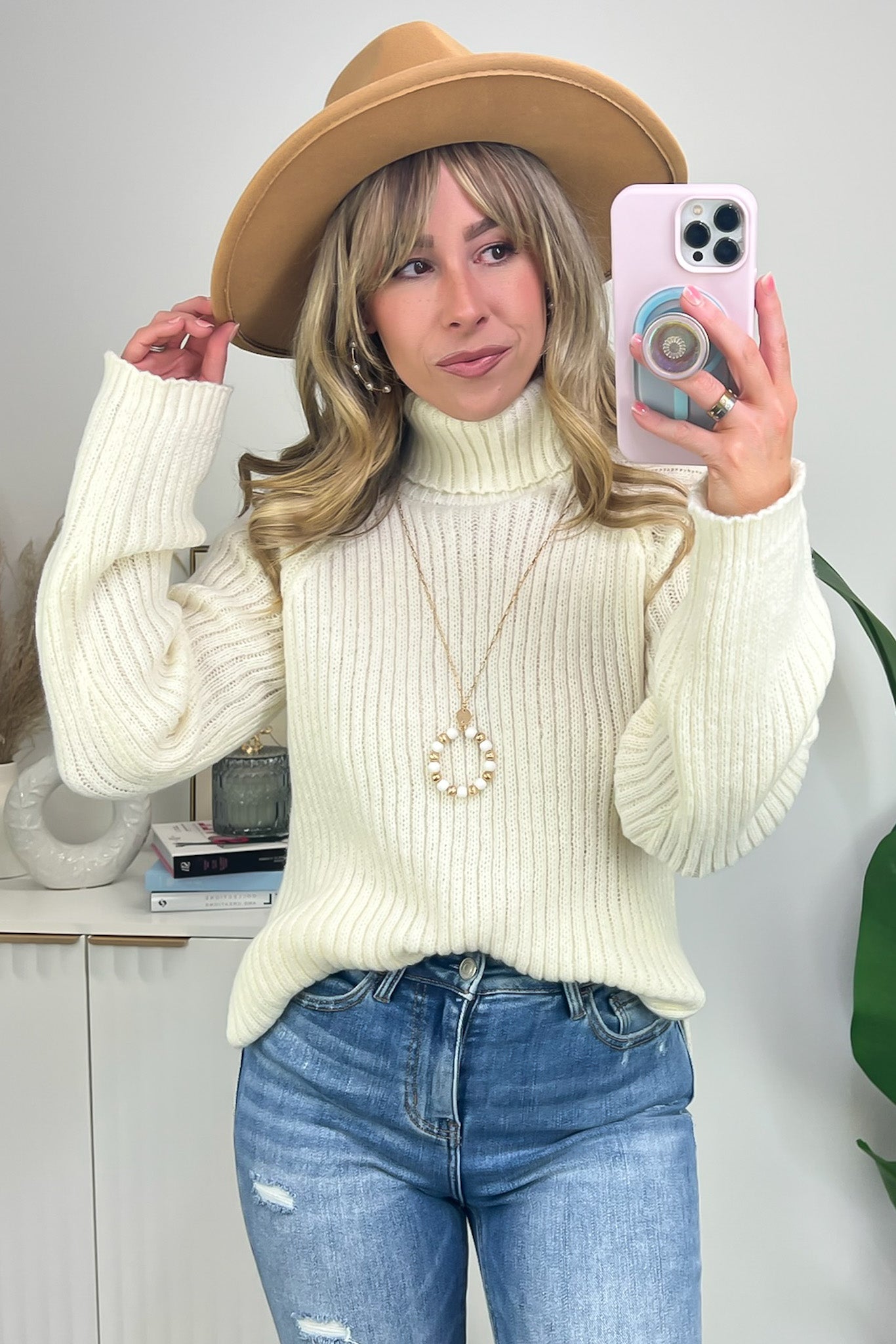 Completely Cozy Turtleneck Pullover Sweater - FINAL SALE - Madison and Mallory