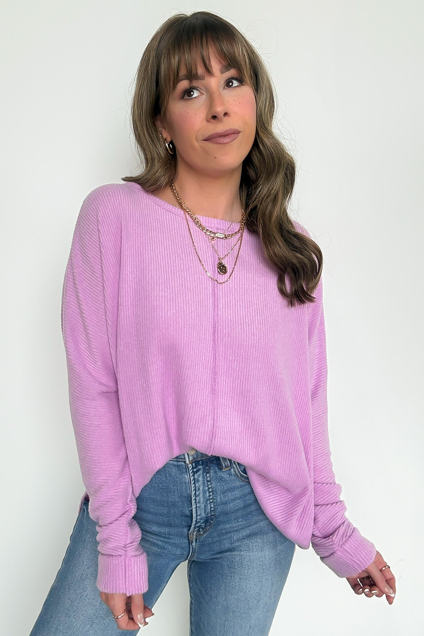 Dreamy Days Ribbed Center Seam Top - Madison and Mallory