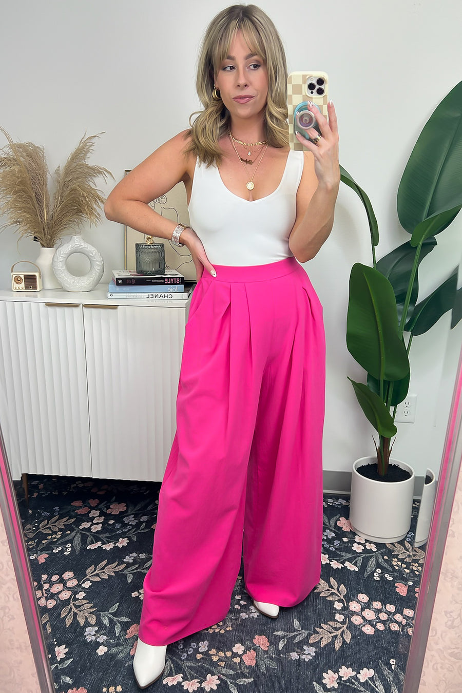  Effortless Mentality Wide Leg Pleated Pants - FINAL SALE - Madison and Mallory