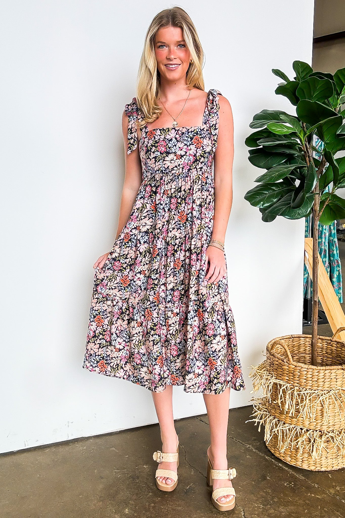 Elevated Tendencies Floral Print Dress Elevated Tendencies Floral Print Dress