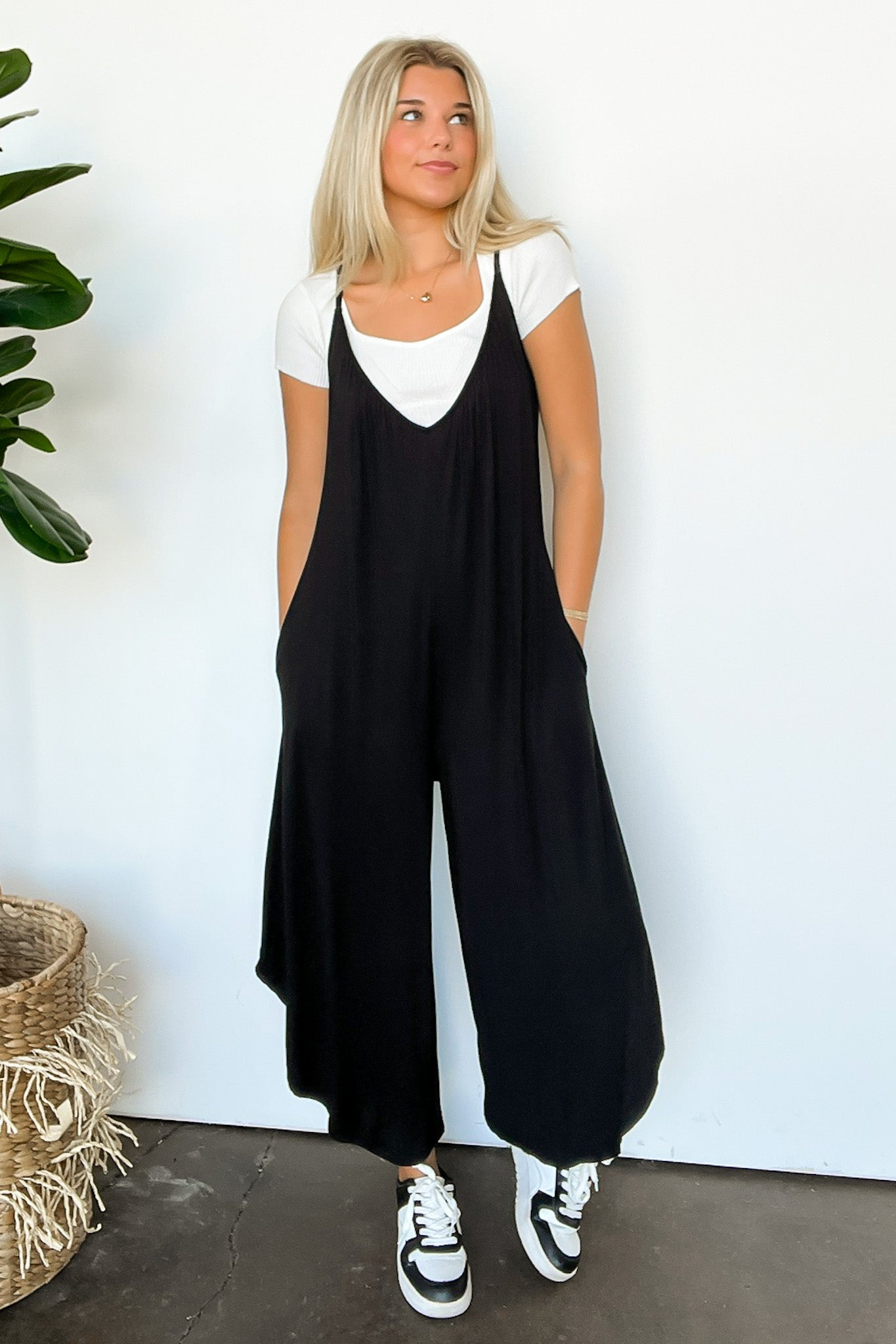 Ellianna Flowy Sleeveless Jumpsuit FINAL SALE