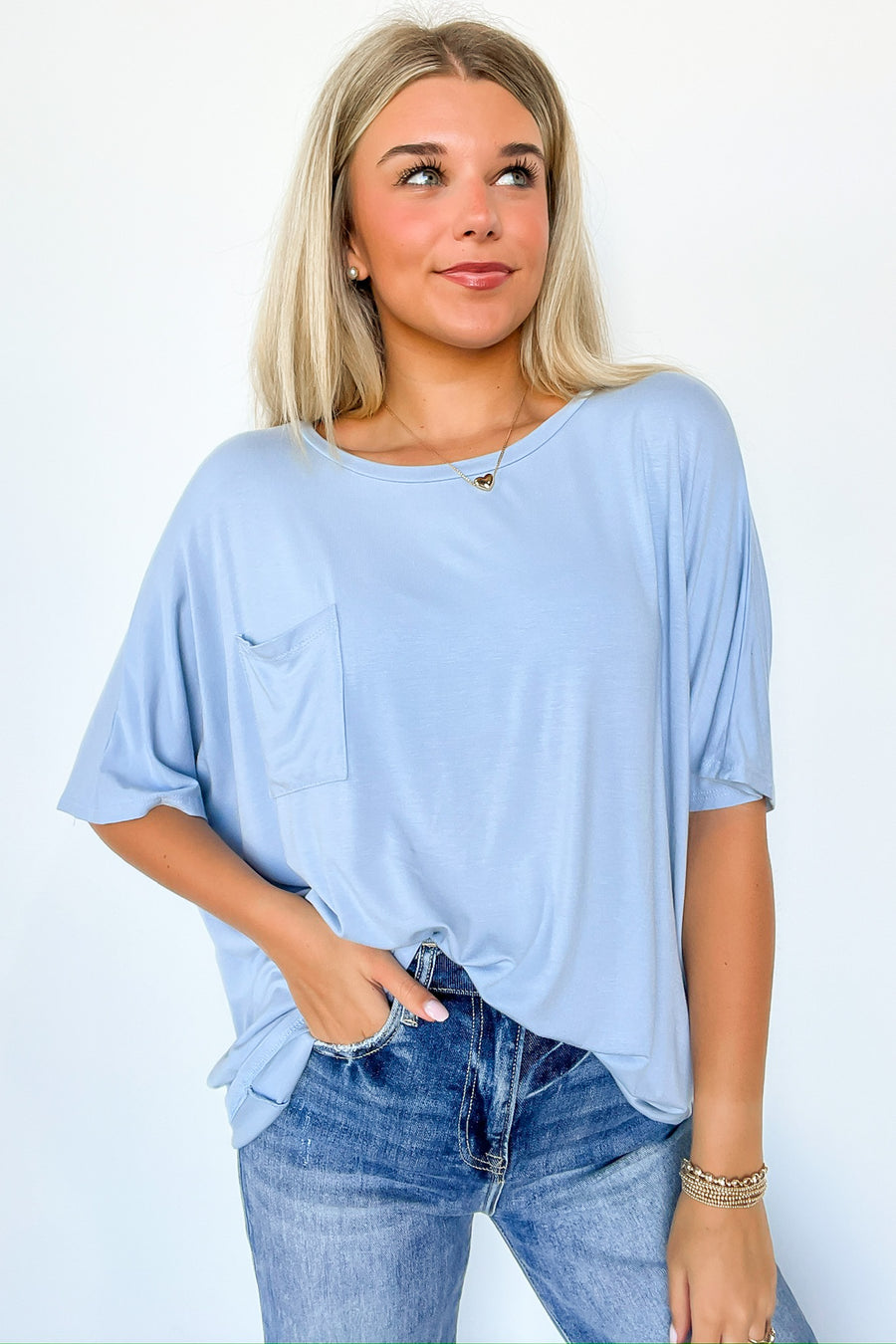 Evans Relaxed Fit Pocket Top