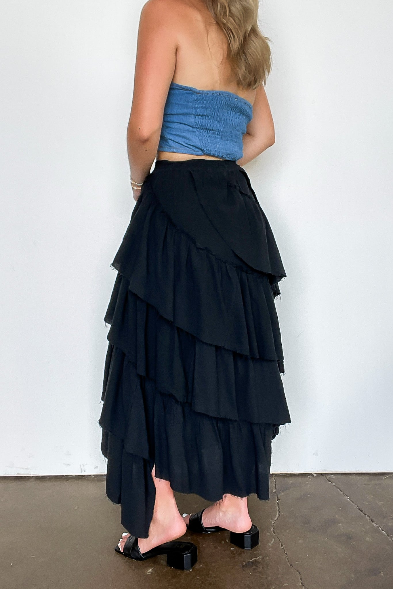 Everlayer Tiered Maxi Skirt - Madison and Mallory