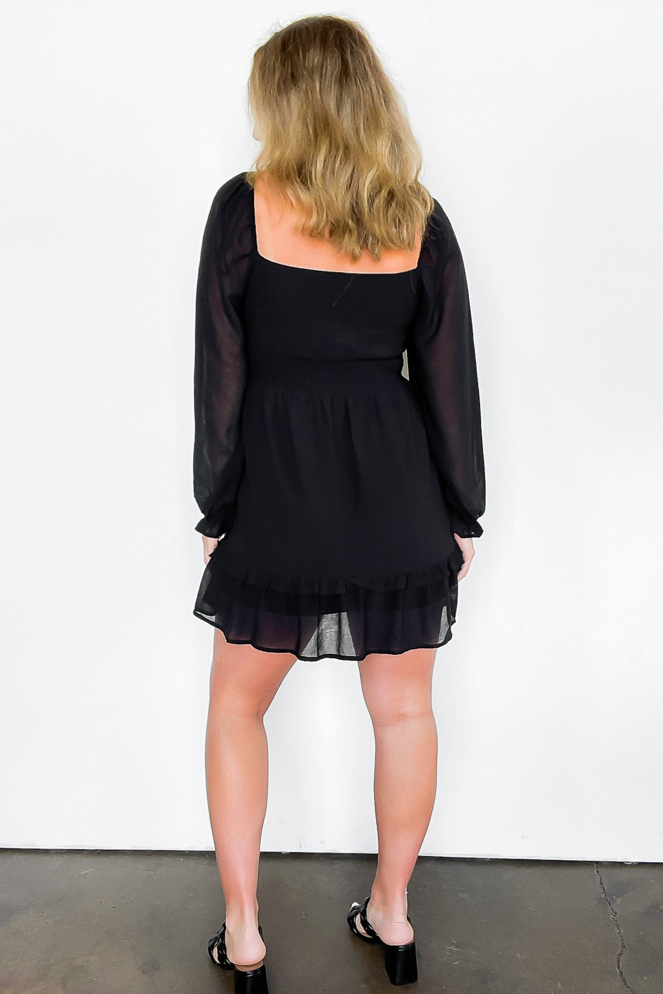 Favorite Inspiration Empire Smocked Long Sleeve Dress - FINAL SALE - Madison and Mallory