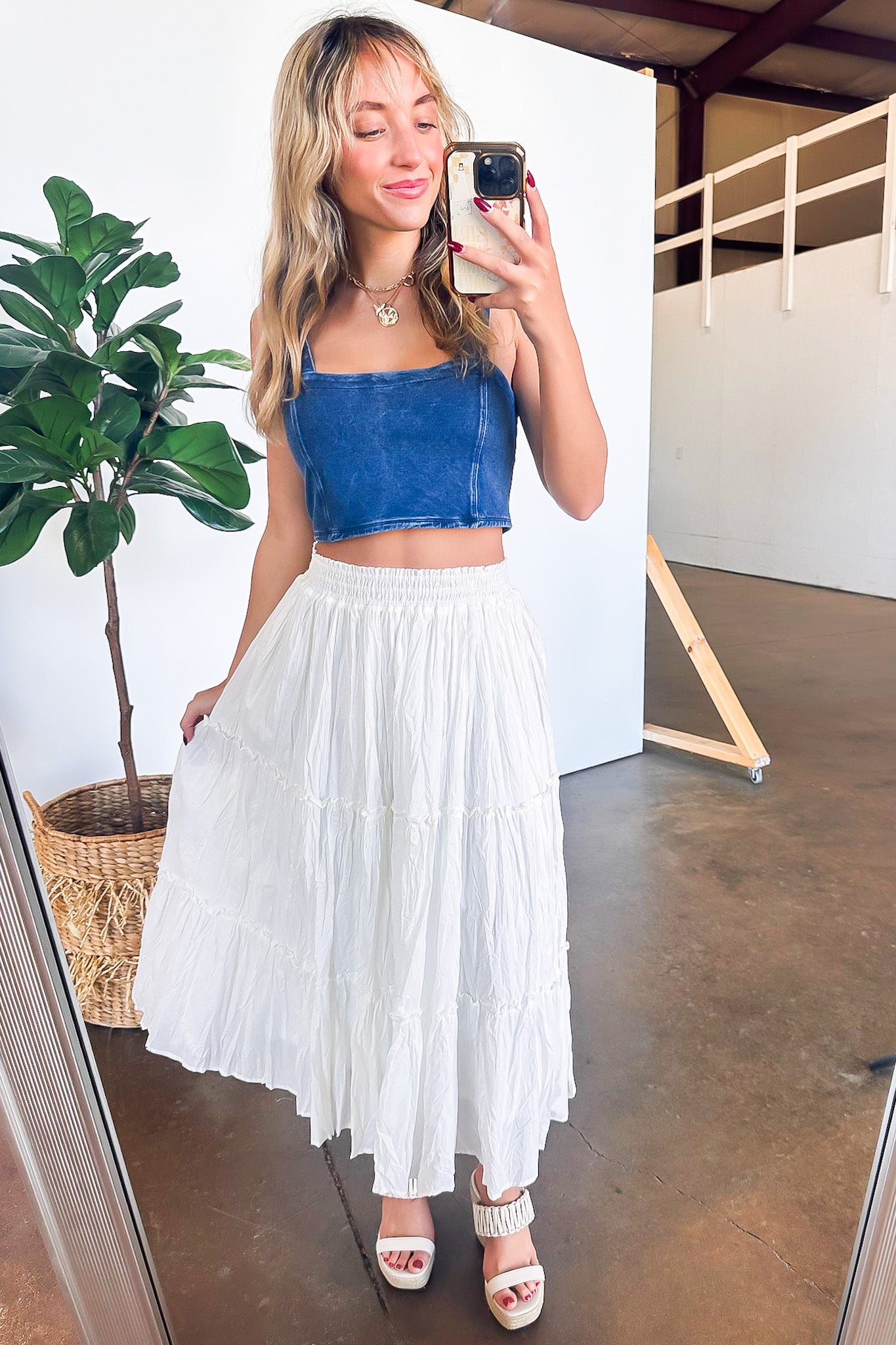 Flirtatious Crush Flowy Maxi Skirt - FINAL SALE - Madison and Mallory