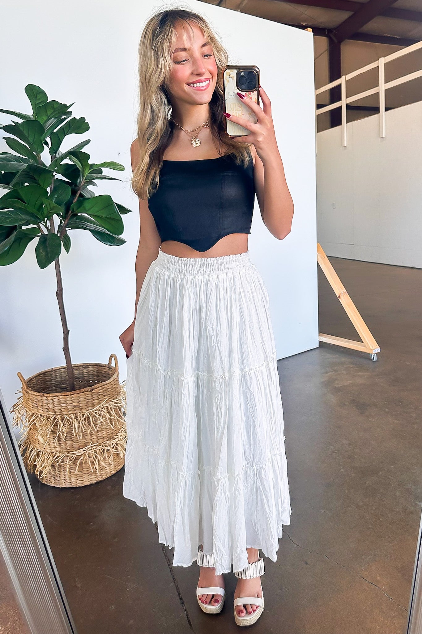 Flirtatious Crush Flowy Maxi Skirt - FINAL SALE - Madison and Mallory