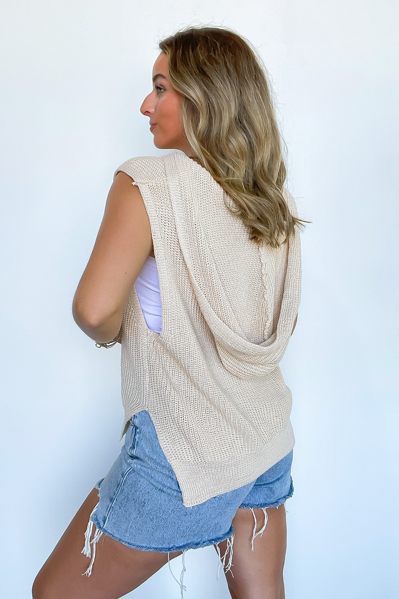 Good Days V-Neck Sleeveless Knit Top - Madison and Mallory