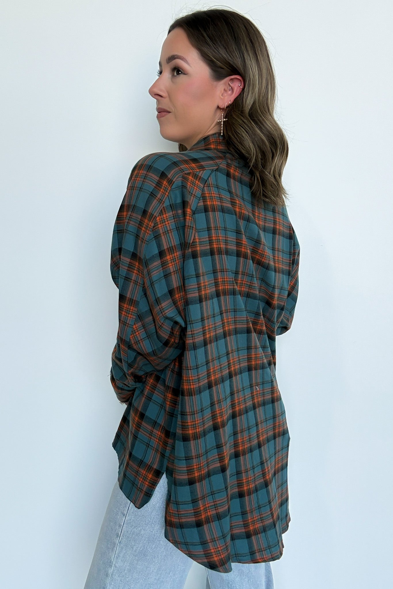 Walnut Cove Relaxed Vintage Plaid Flannel Top - FINAL SALE - Madison and Mallory
