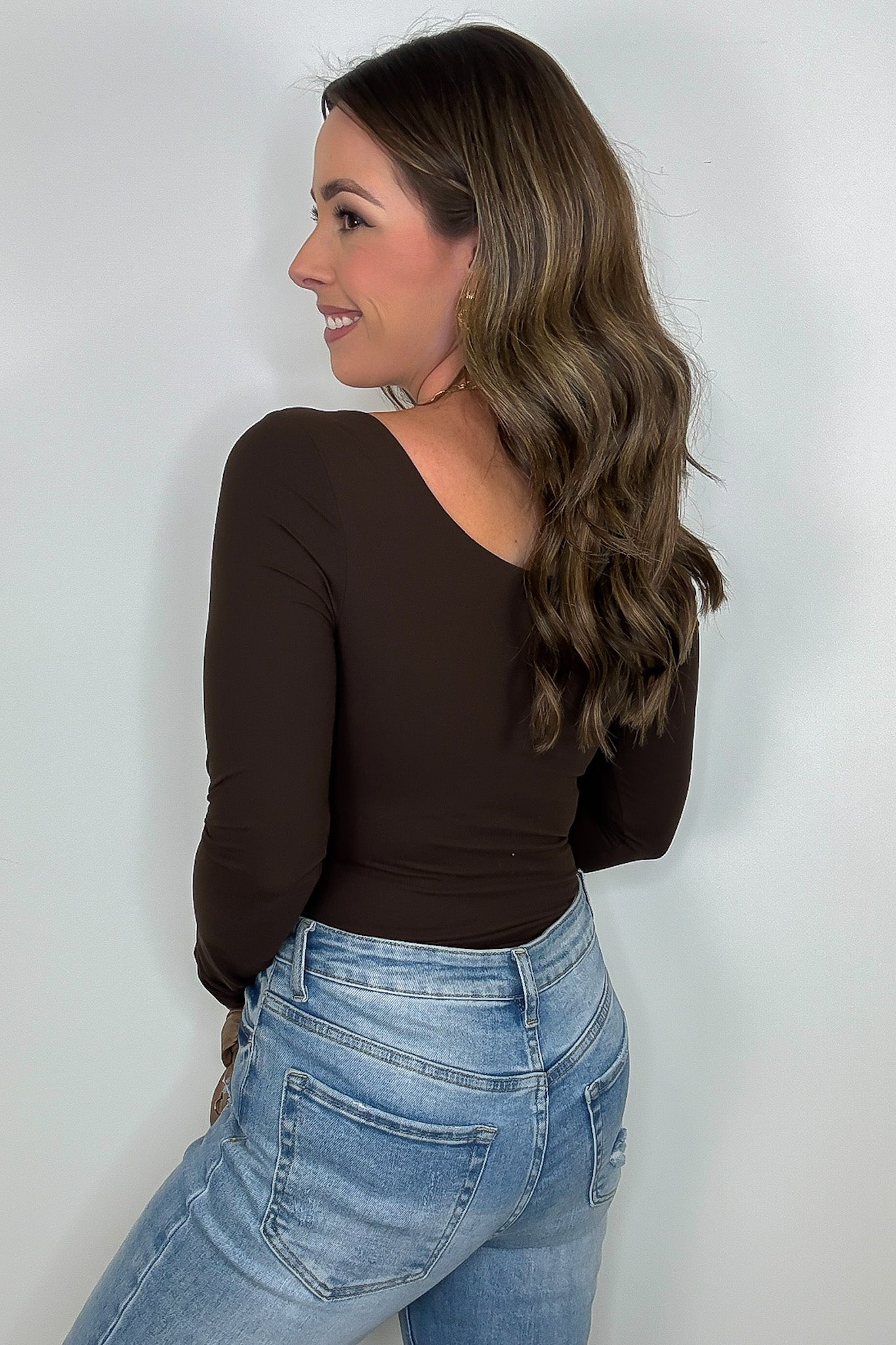 Emma Butter Soft Round Neck Long Sleeve Top - FINAL SALE - Madison and Mallory