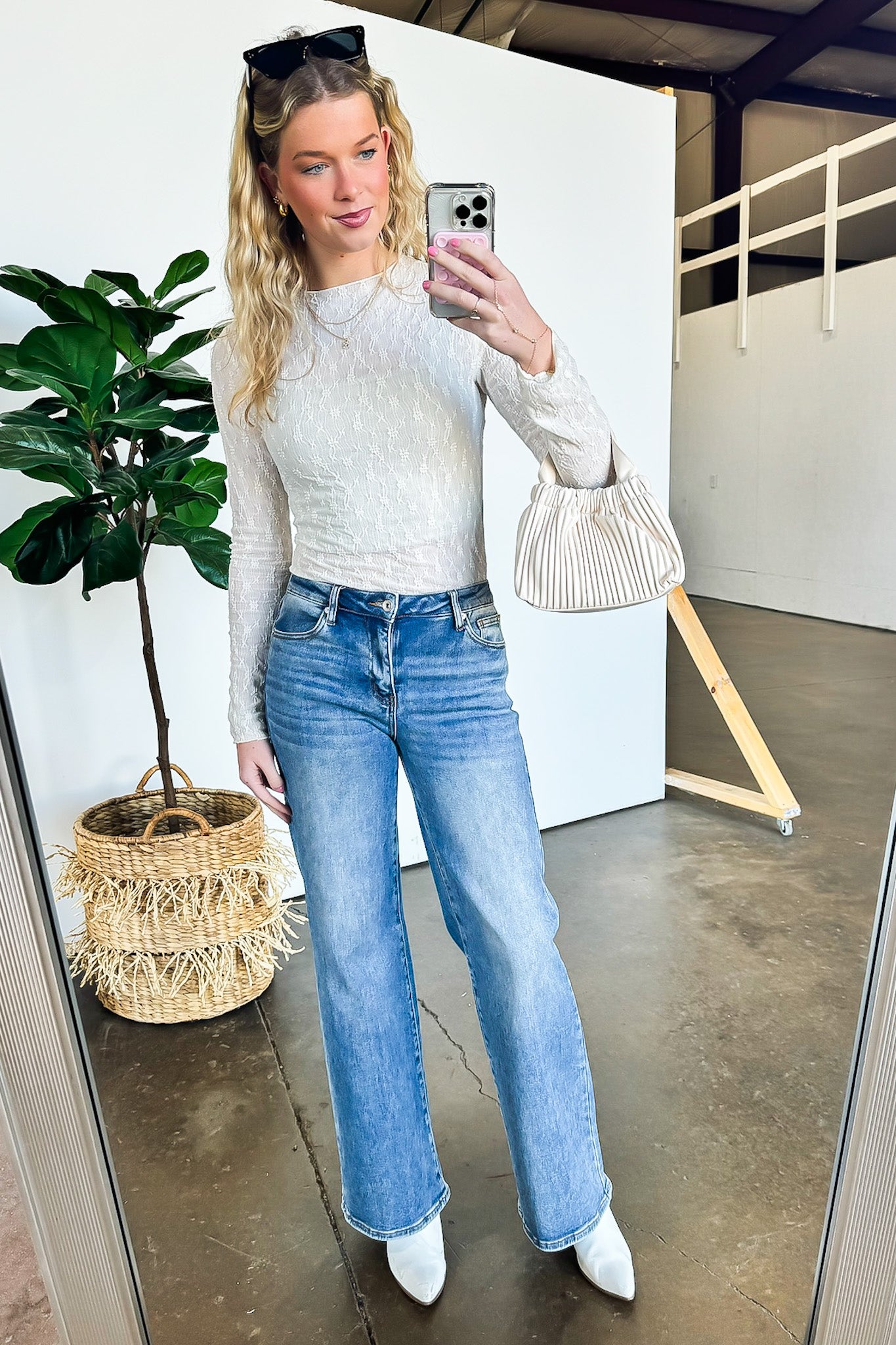 Emile Long Sleeve Lace Top - FINAL SALE - Madison and Mallory