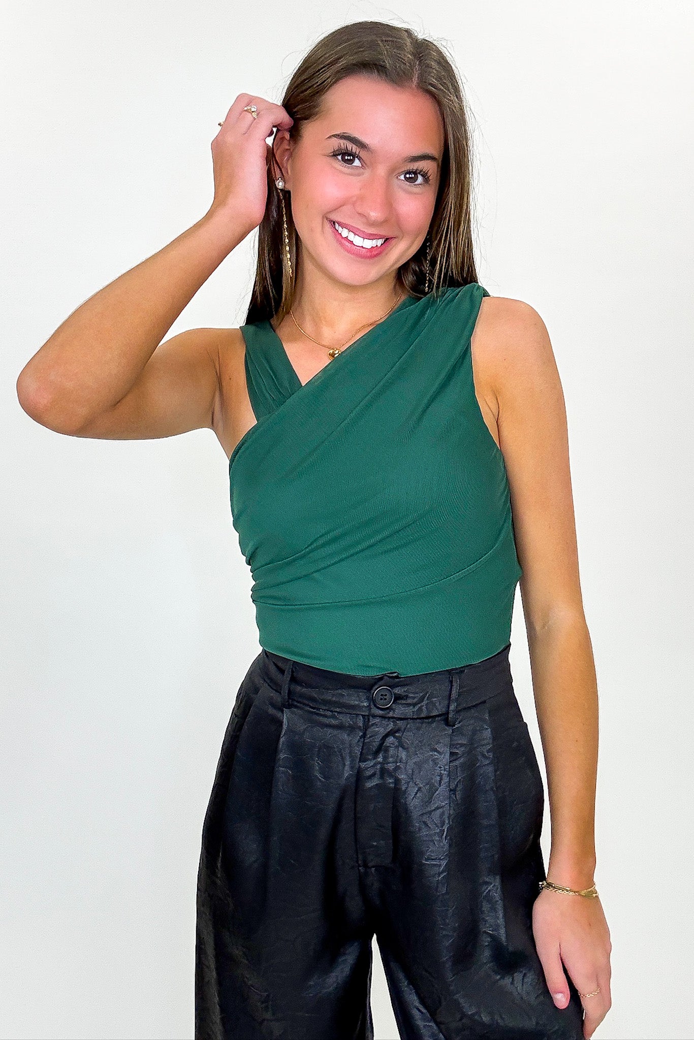 Illusion Form Sleeveless Power Mesh Bodysuit