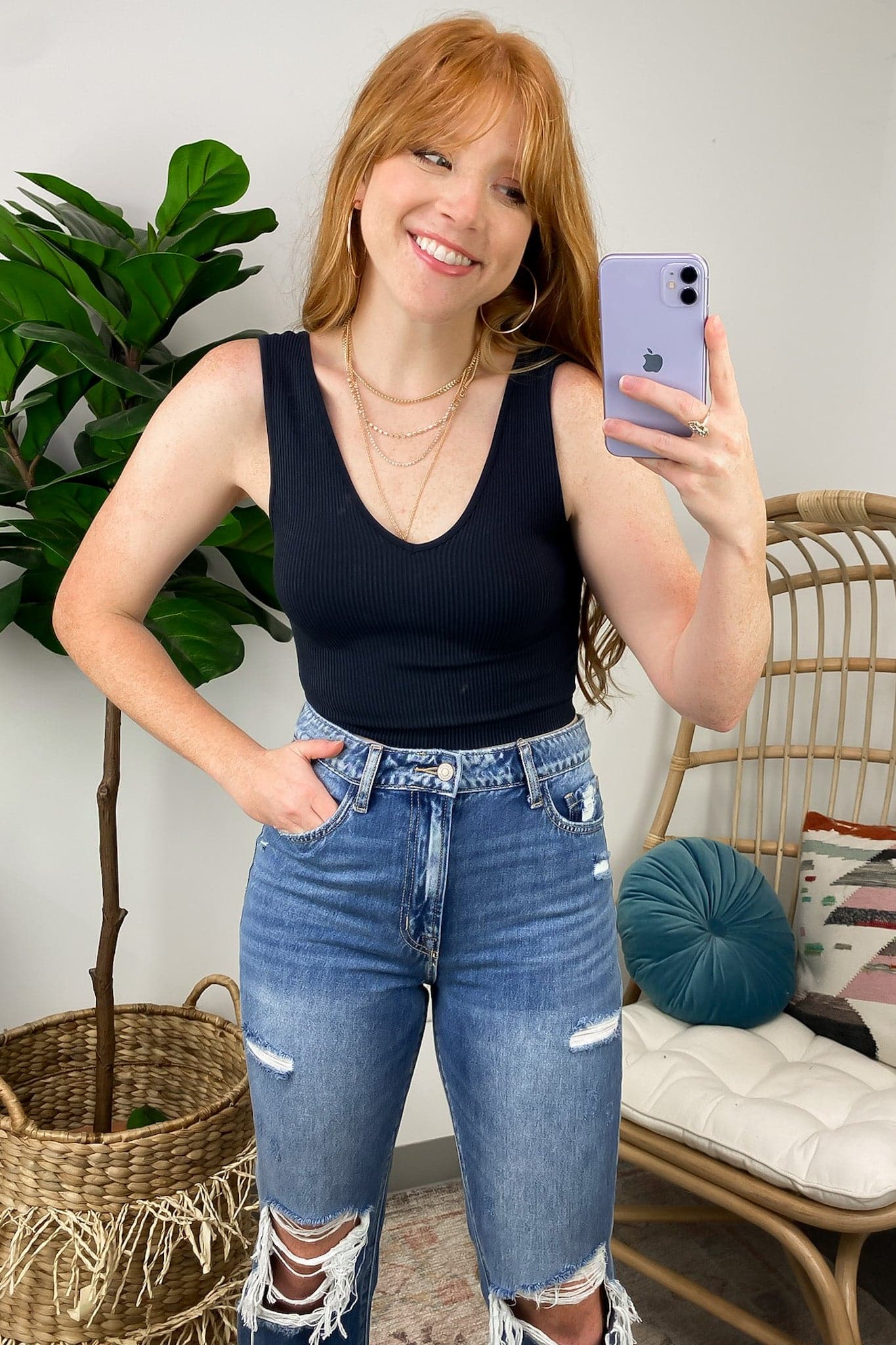Just that Easy Ribbed Reversible Brami Top - FINAL SALE - Madison and Mallory