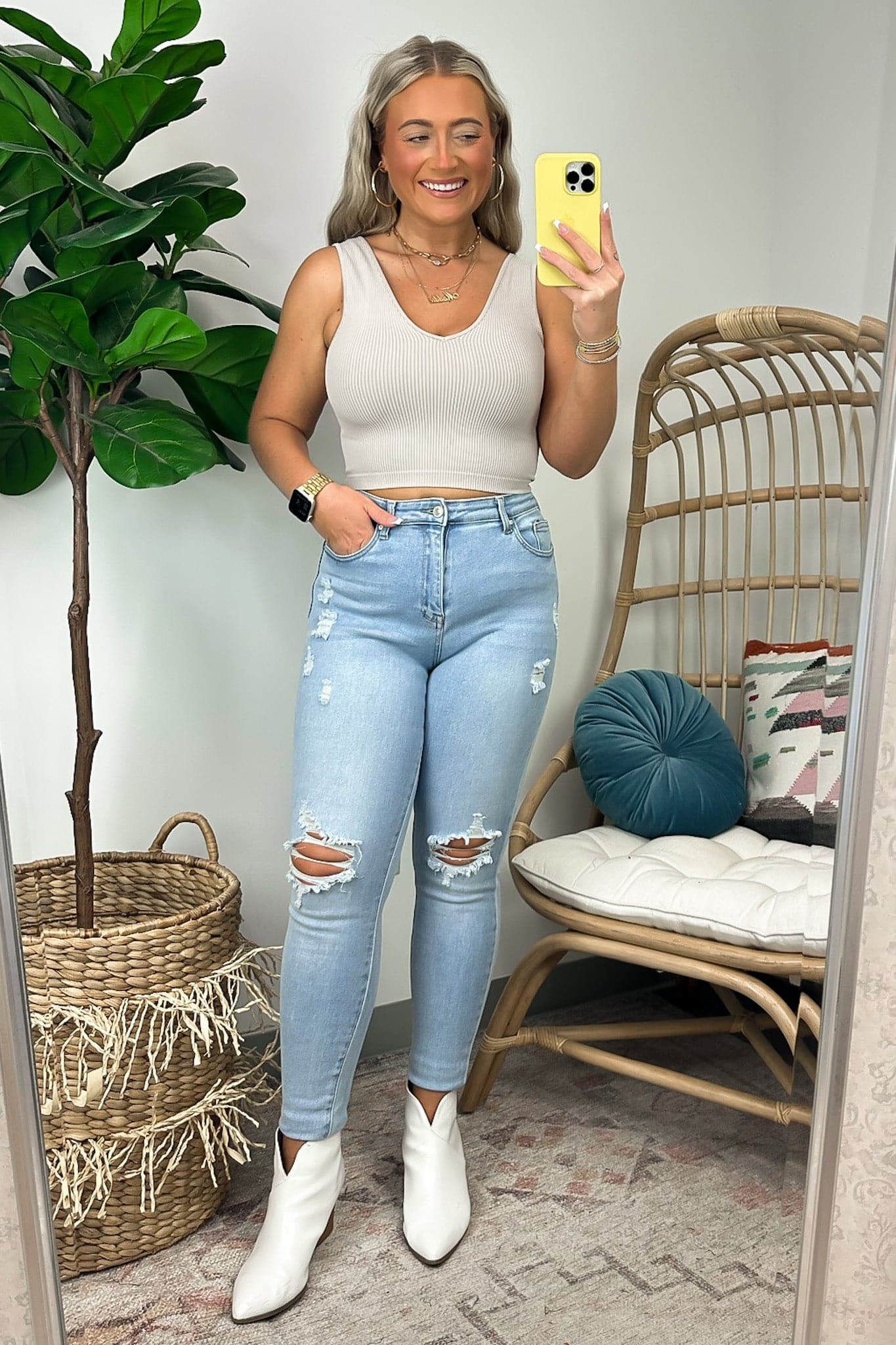 Just that Easy Ribbed Reversible Brami Top - FINAL SALE - Madison and Mallory