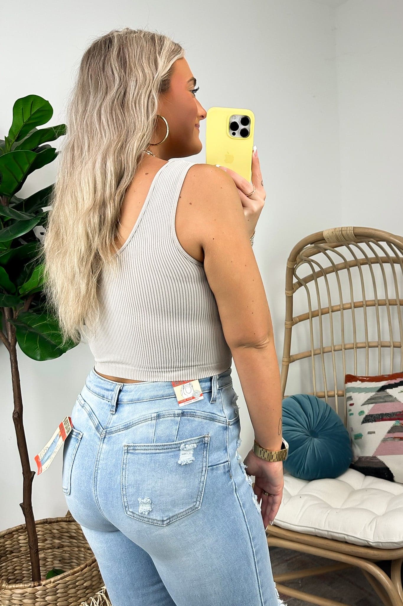 Just that Easy Ribbed Reversible Brami Top - FINAL SALE - Madison and Mallory