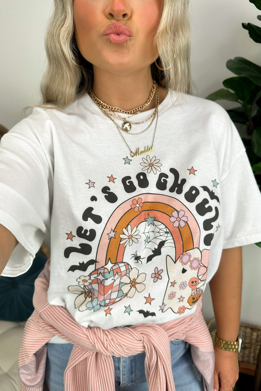  Let's Go Ghouls Graphic Tee - FINAL SALE - Madison and Mallory