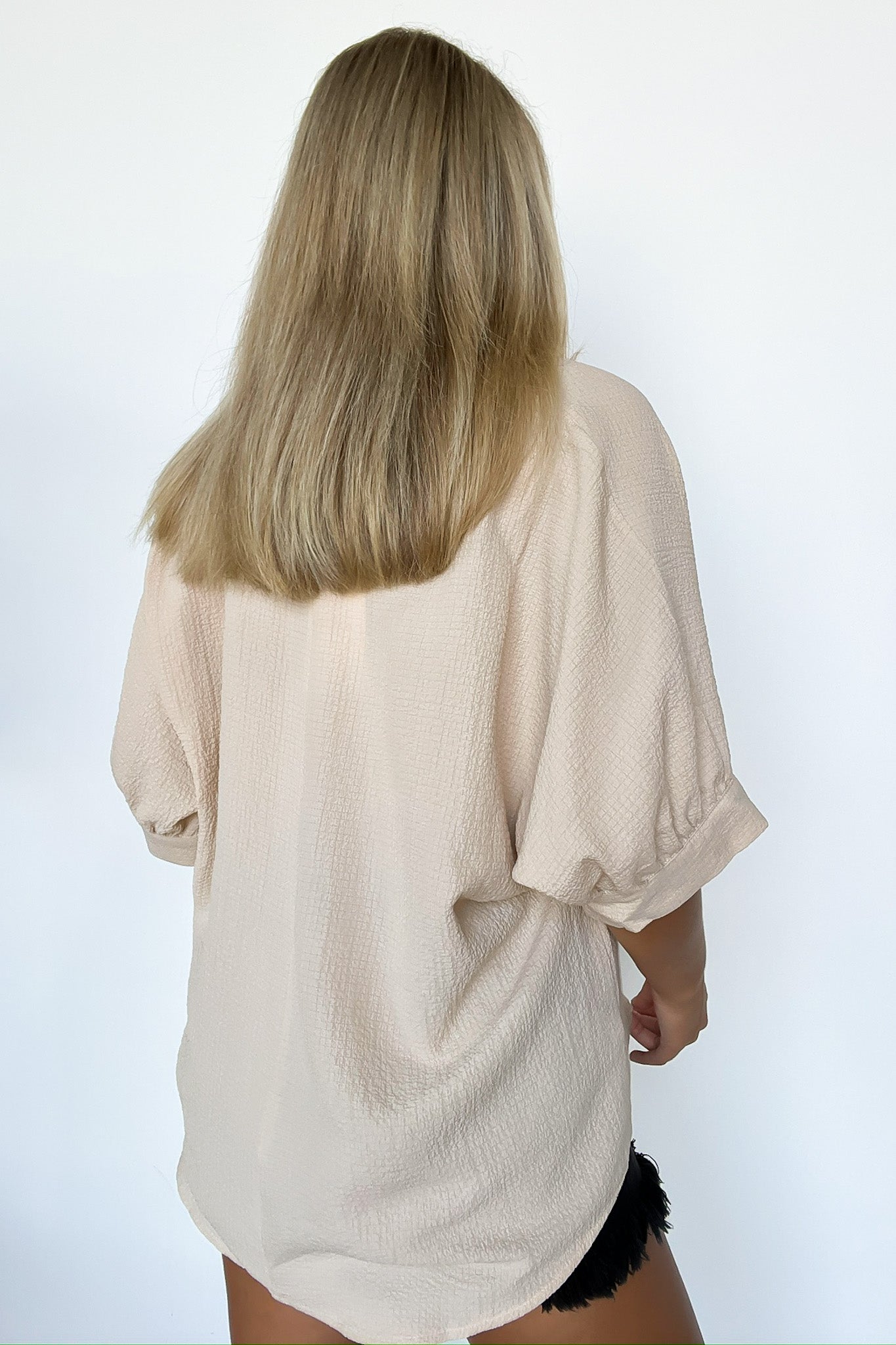 Lucie V-Neck Flowy Blouse Top - FINAL SALE - Madison and Mallory