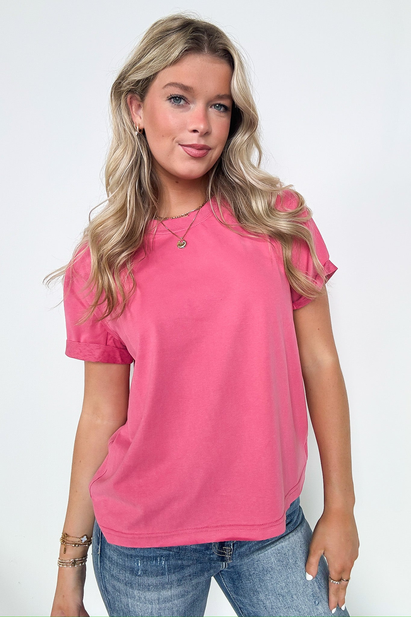 Mali Relaxed Short Sleeve Top - FINAL SALE - Madison and Mallory