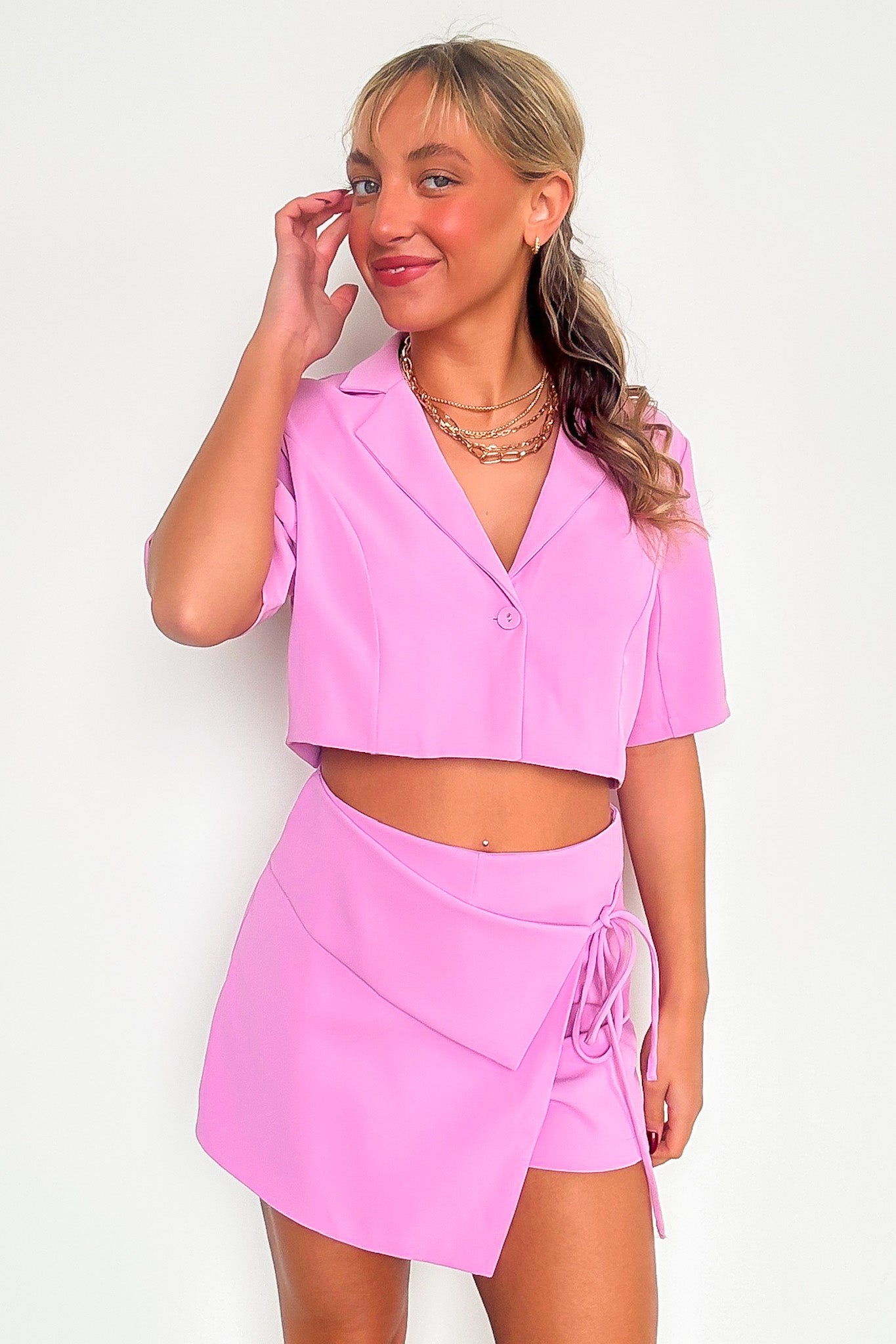 Miss Punctuality Wrap Skort - FINAL SALE - Madison and Mallory