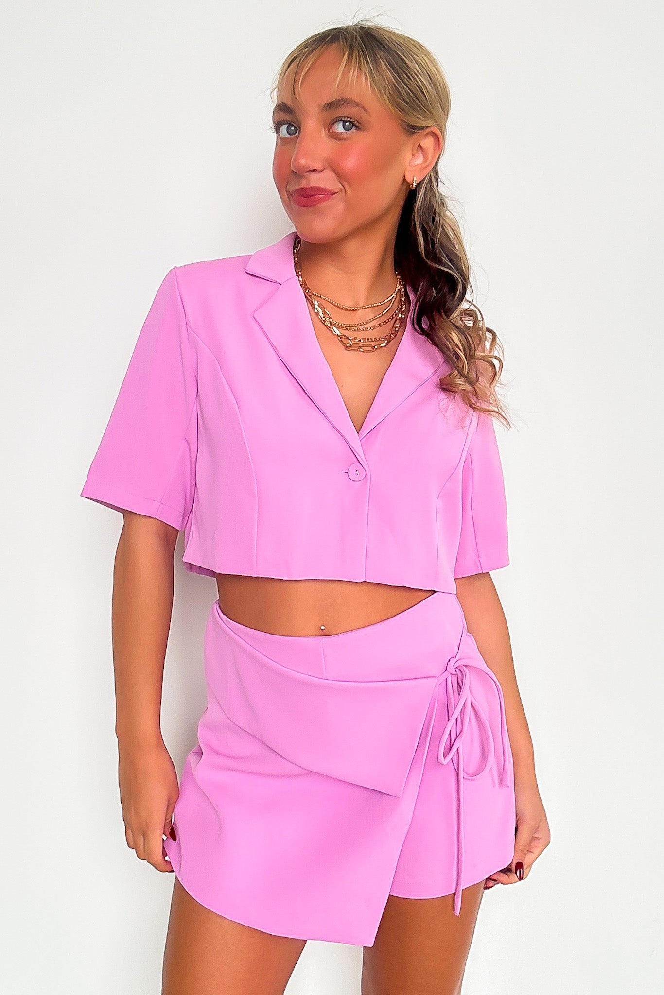 Miss Punctuality Wrap Skort - FINAL SALE - Madison and Mallory