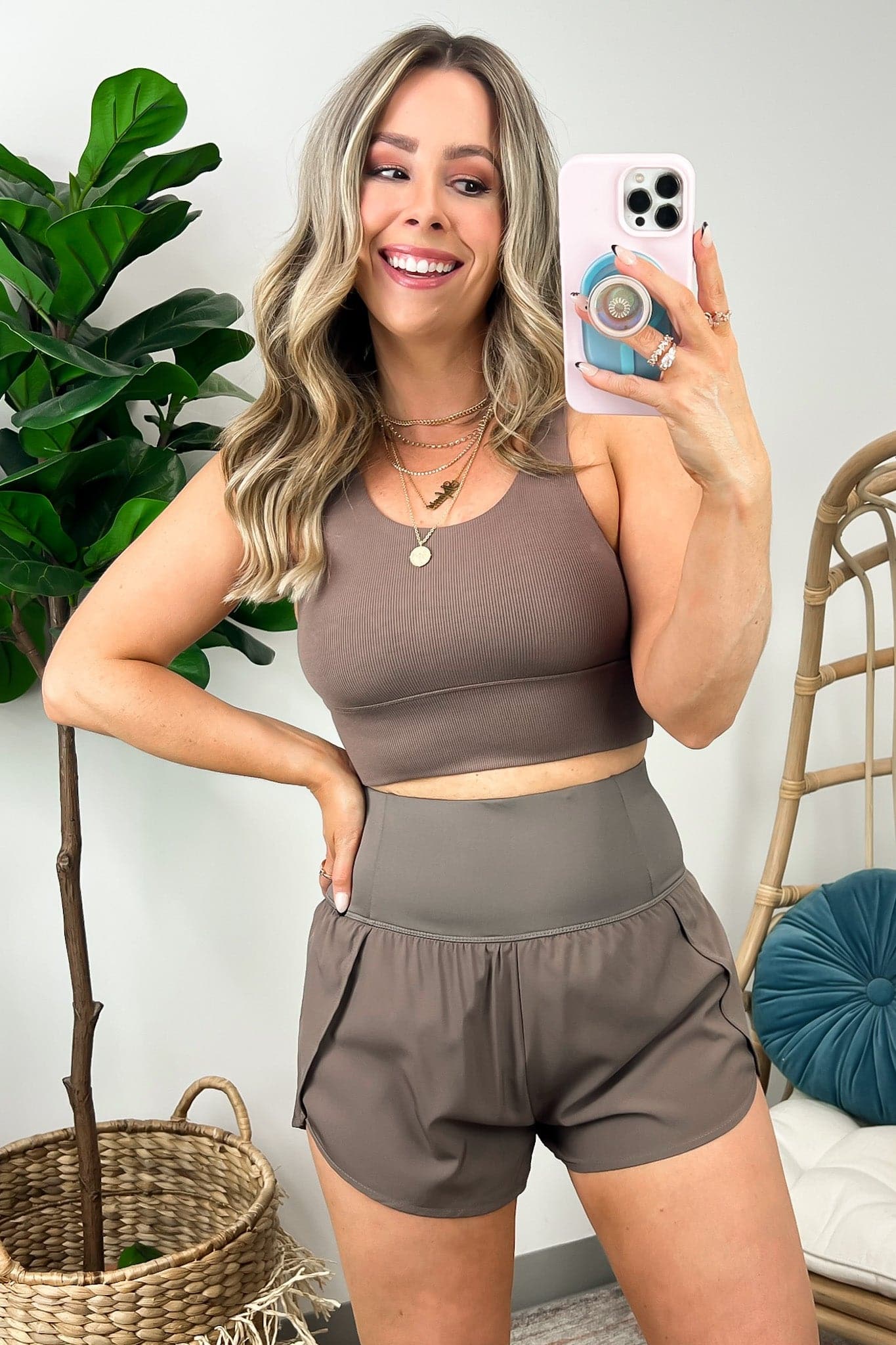  Move With You High Waist Shorts - FINAL SALE - Madison and Mallory