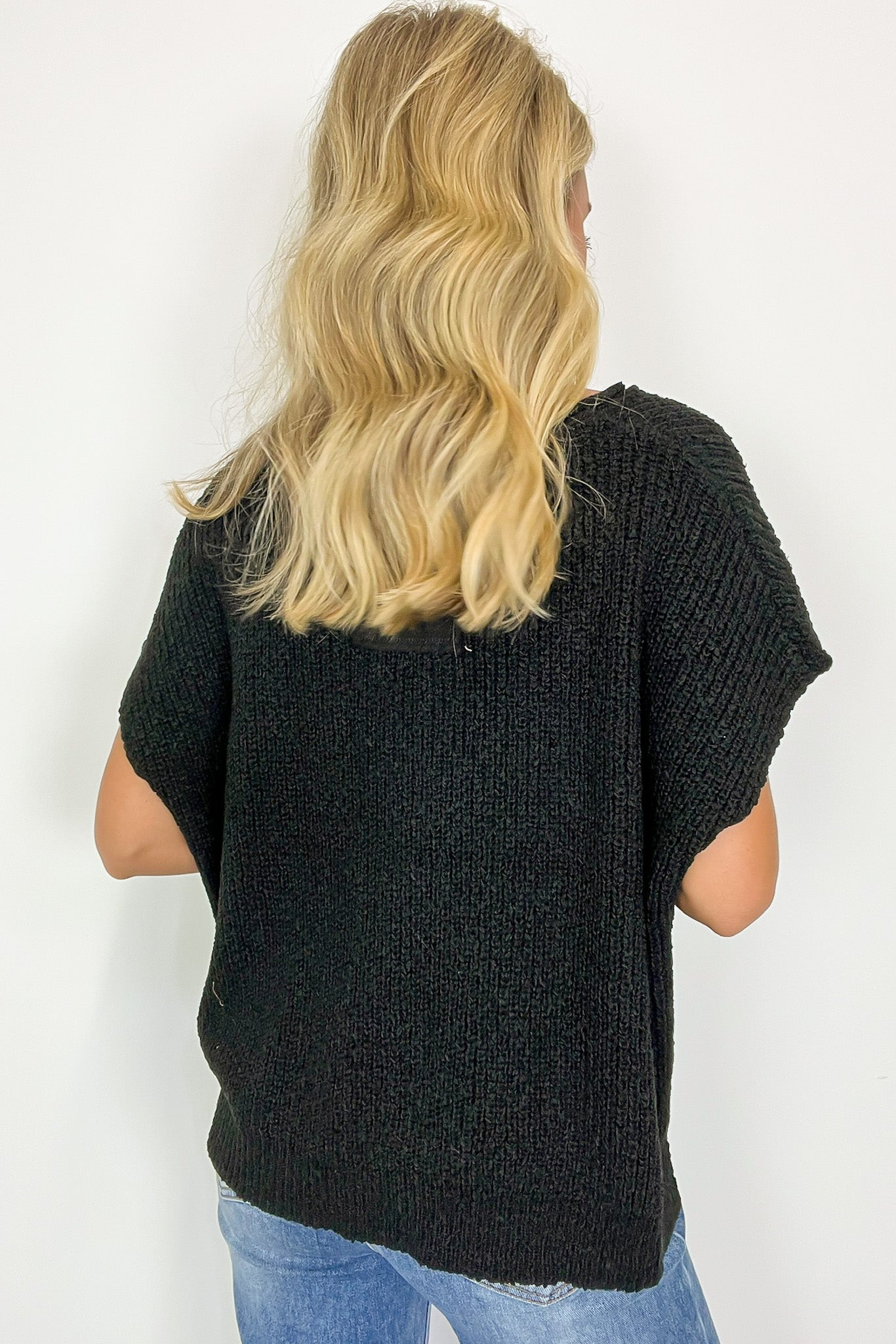 Necessary Charm V-Neck Side Slit Knit Top - BACK IN STOCK - Madison and Mallory