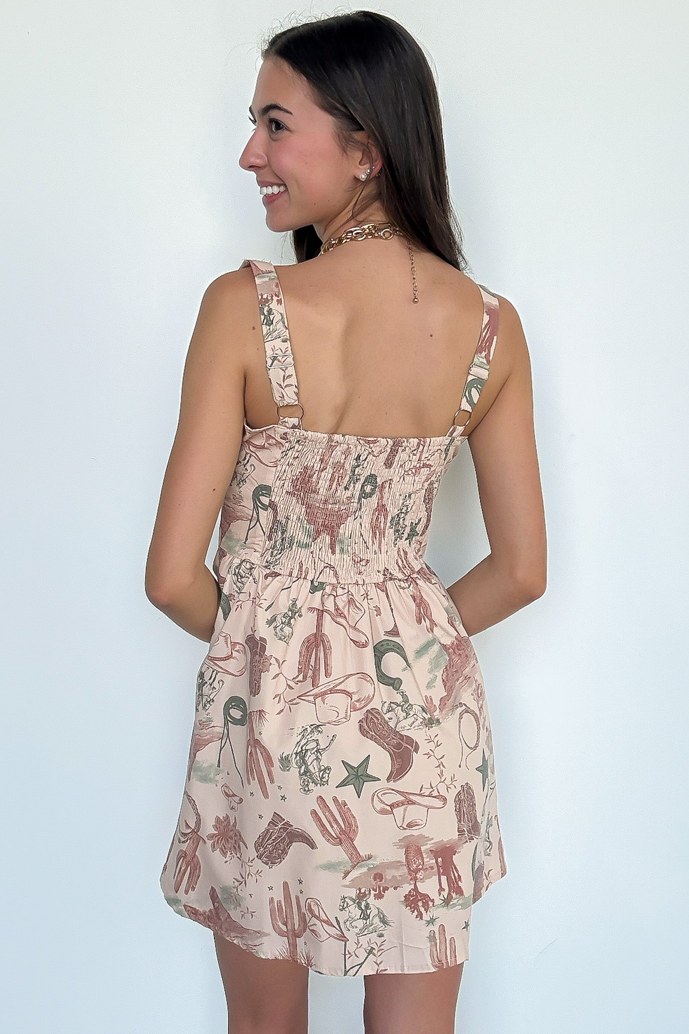 Rodeo Western Print Dress - BACK IN STOCK - Madison and Mallory