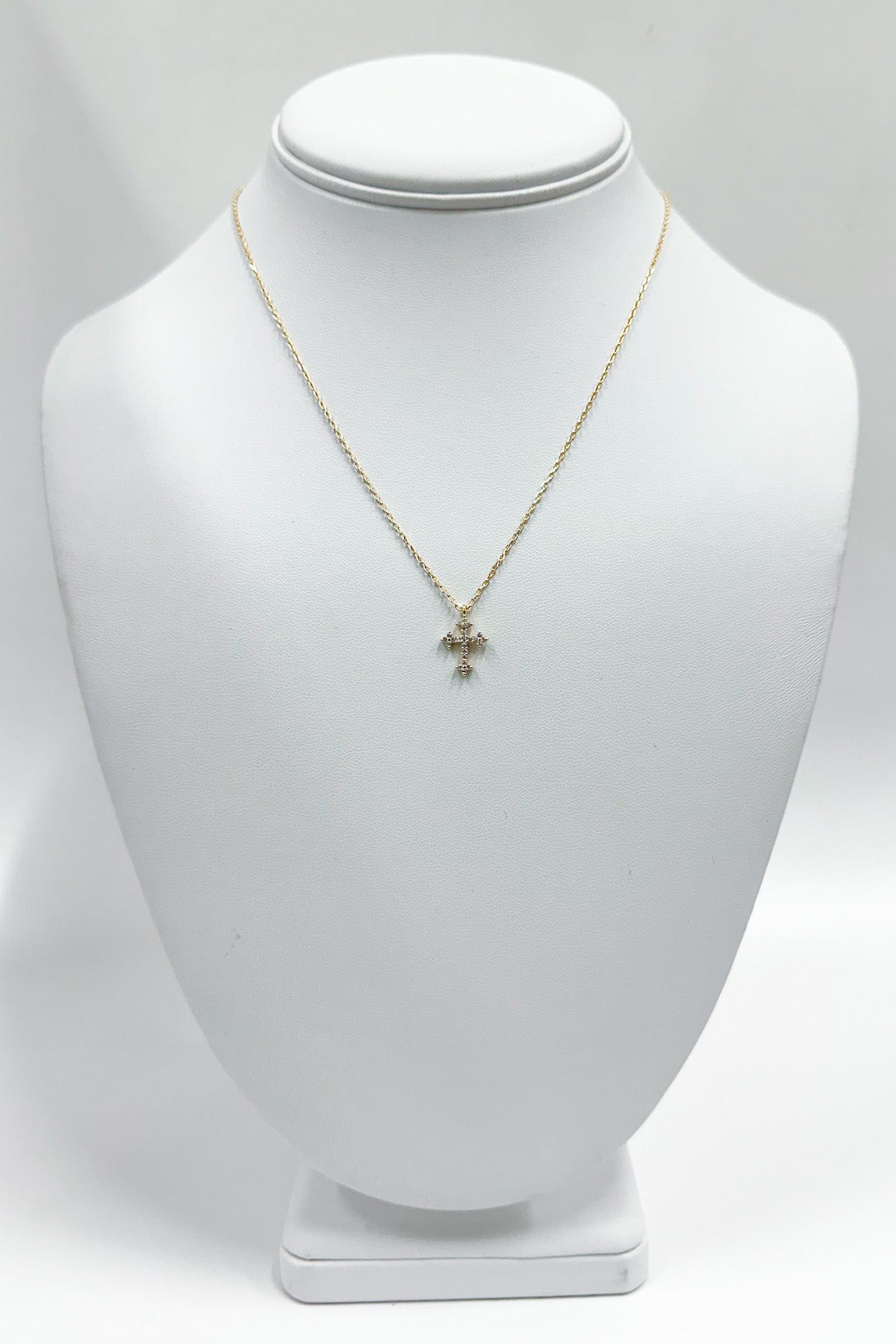  Salena Crystal Cross Necklace - Madison and Mallory