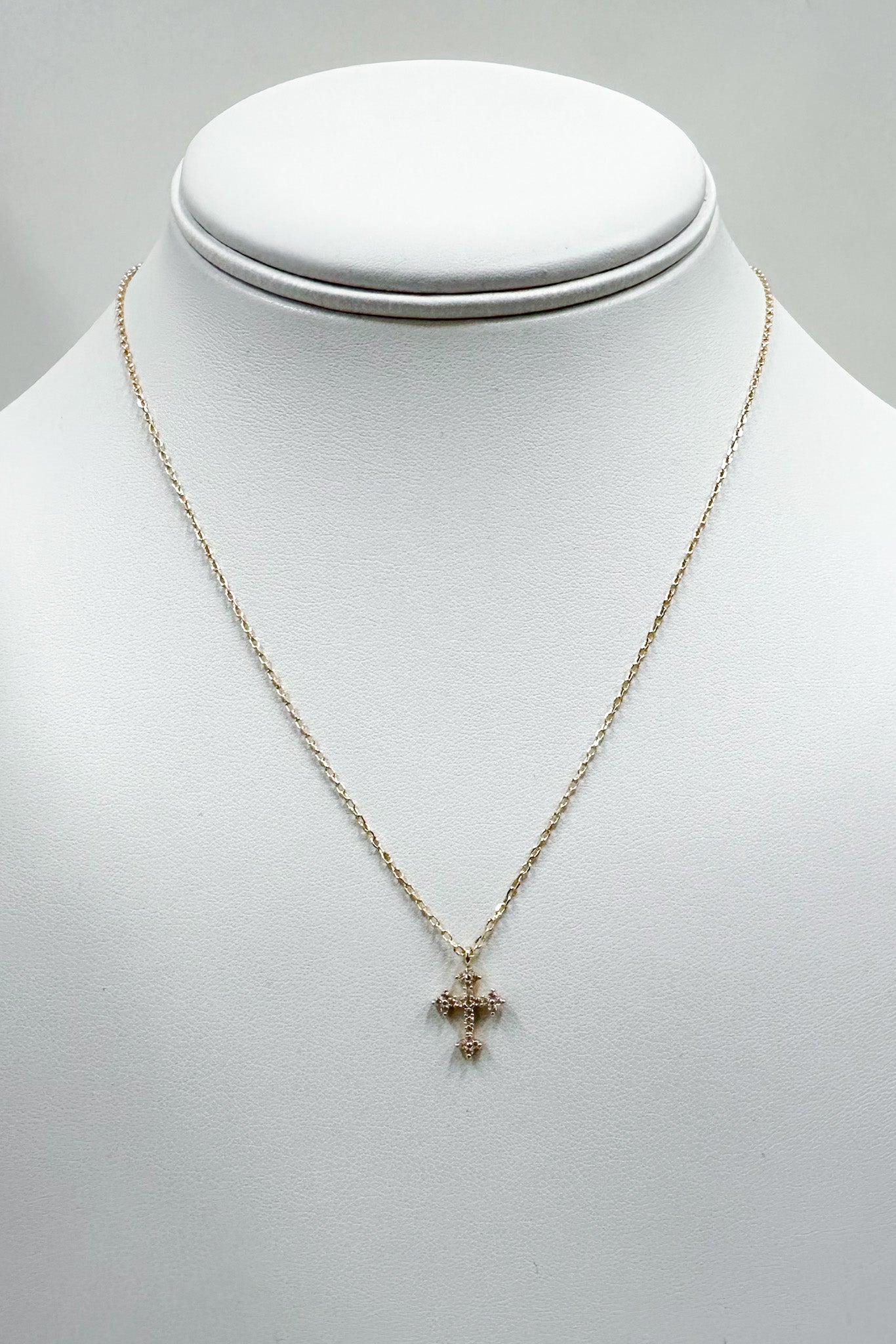  Salena Crystal Cross Necklace - Madison and Mallory