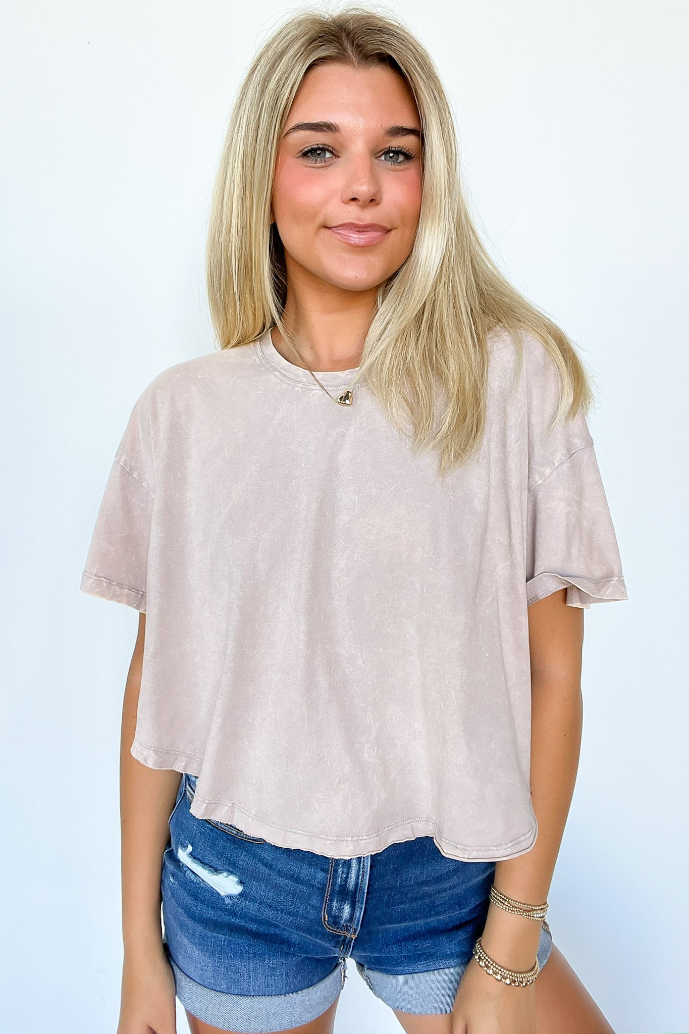 Ash Mocha / SM Senoia Mineral Washed Relaxed Fit Top - BACK IN STOCK - Madison and Mallory