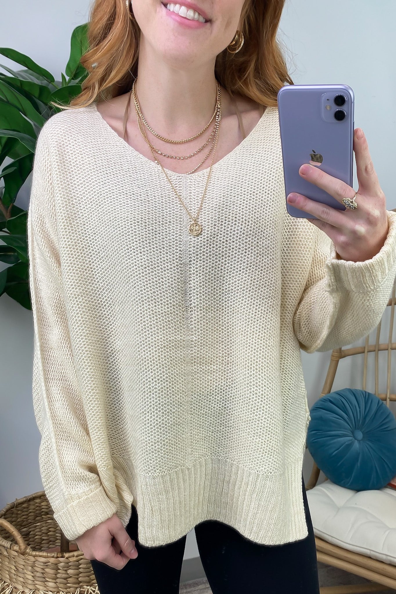  Shaely High Low Knit Sweater - FINAL SALE - Madison and Mallory