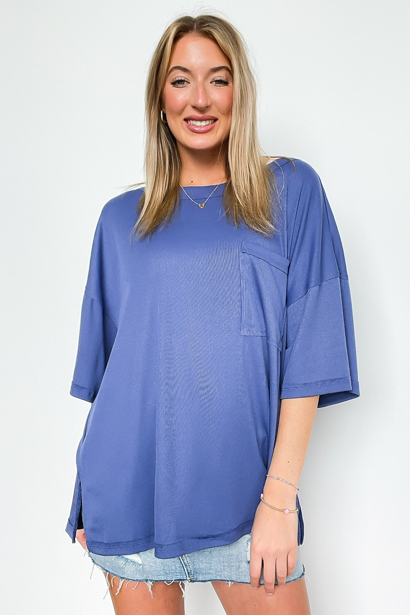 Simonah Relaxed Fit Pocket Tee - FINAL SALE - Madison and Mallory