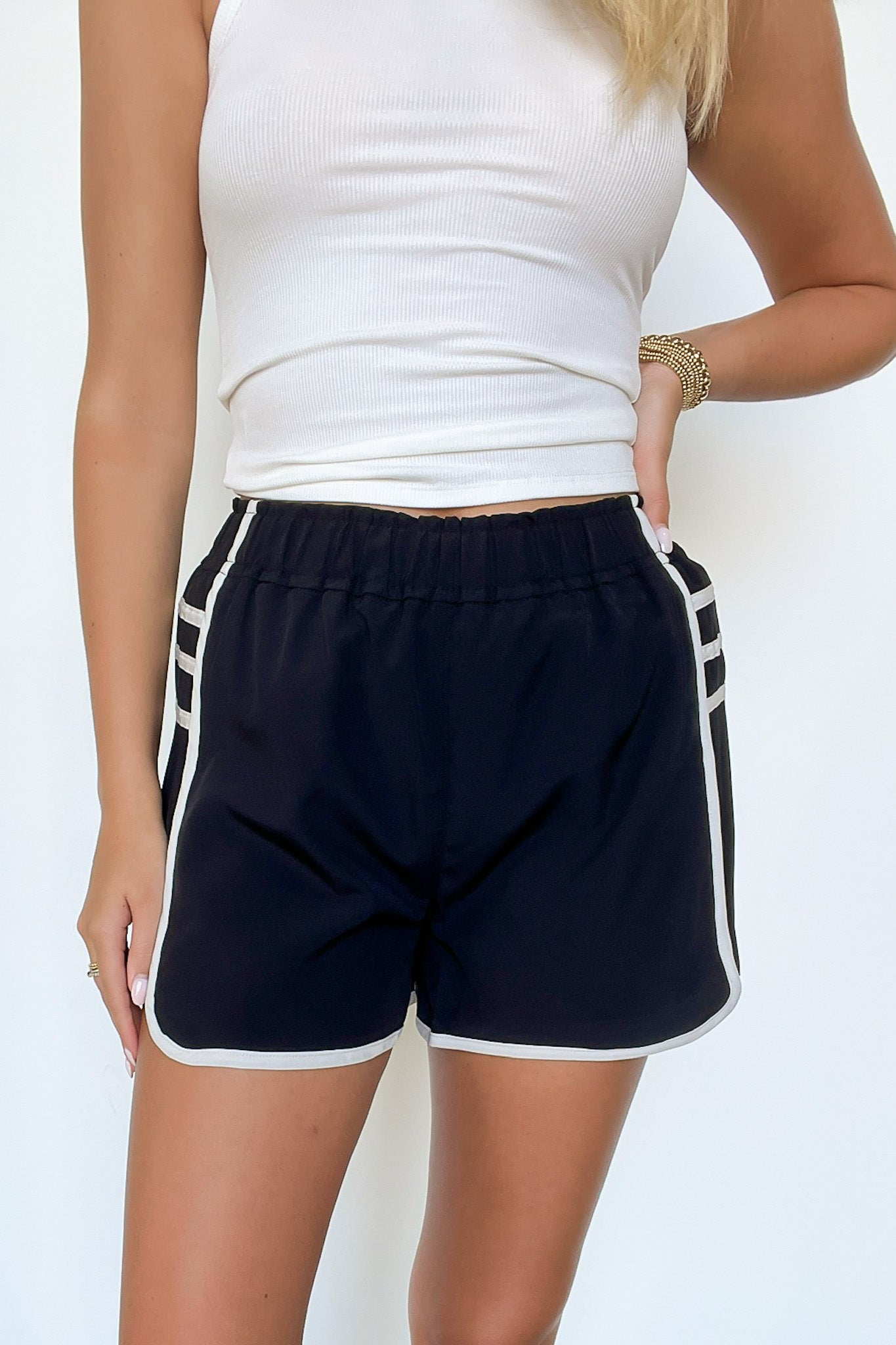  Tella Side Pleated Active Shorts - Madison and Mallory