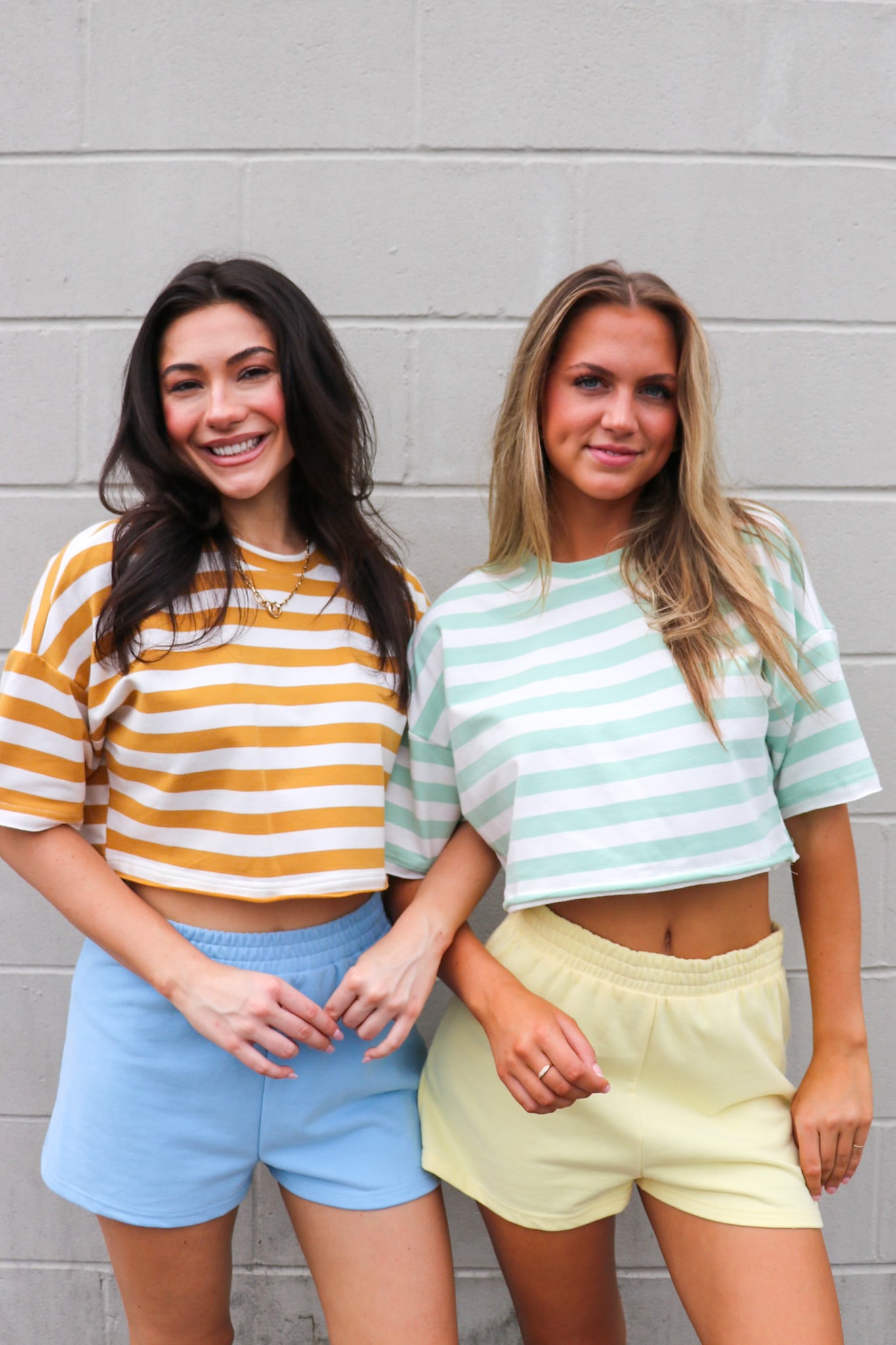 The Stripe Essential Short Sleeve Top · Madison + Mallory