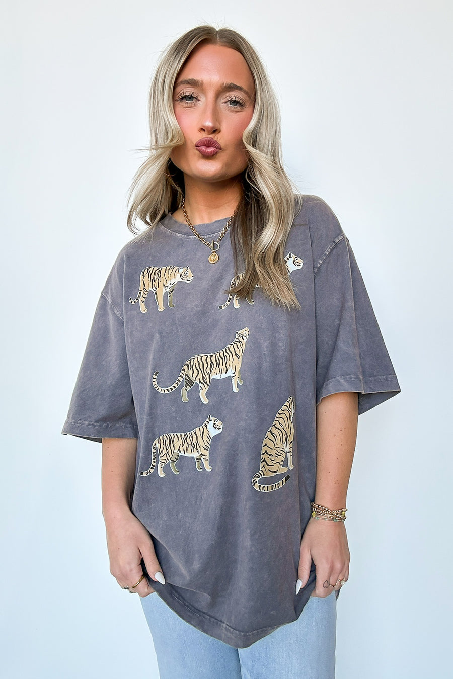 Wild Thing Vintage Tiger Graphic Tee - Madison and Mallory