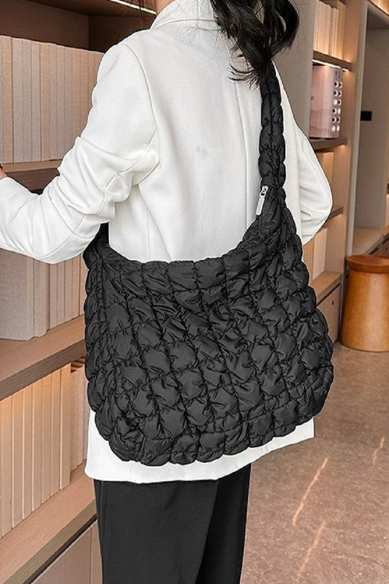  Emeline Puffer Quilted Carryall Bag - BACK IN STOCK - Madison and Mallory