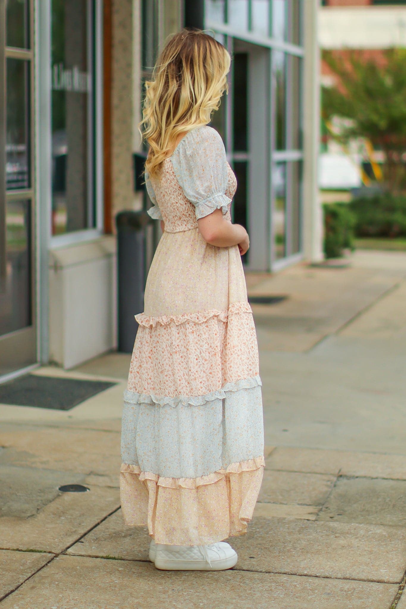  Feels Like Fate Floral Tiered Dress - FINAL SALE - Madison and Mallory