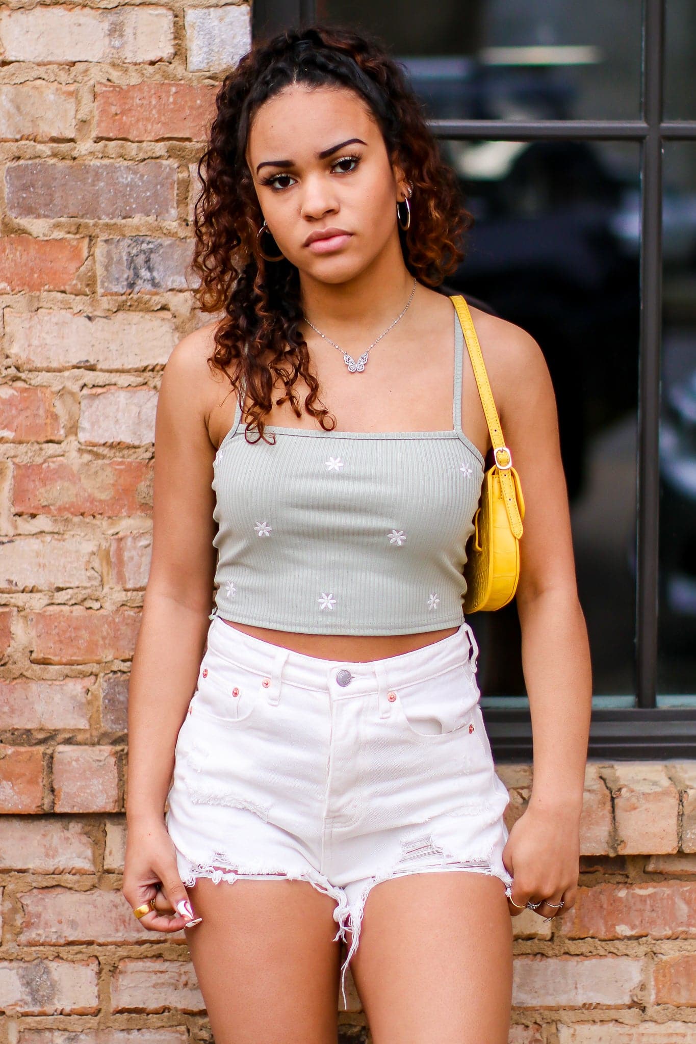 Lirette Floral Embroidered Tank Top - FINAL SALE - Madison and Mallory