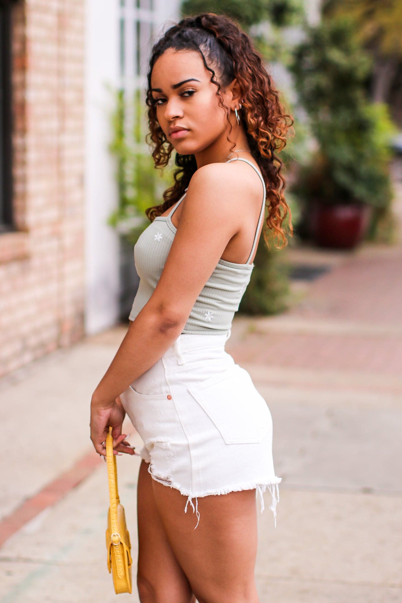 Lirette Floral Embroidered Tank Top - FINAL SALE - Madison and Mallory