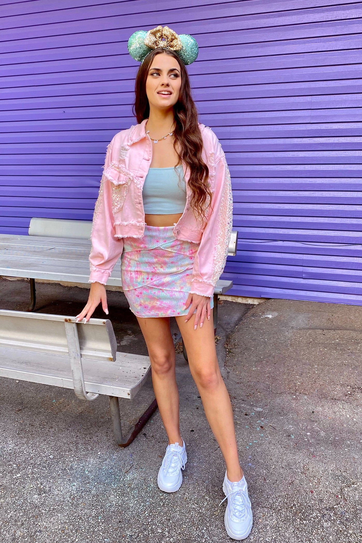 Kadey Relaxed Fit Lace Distressed Jacket - FINAL SALE - Madison and Mallory