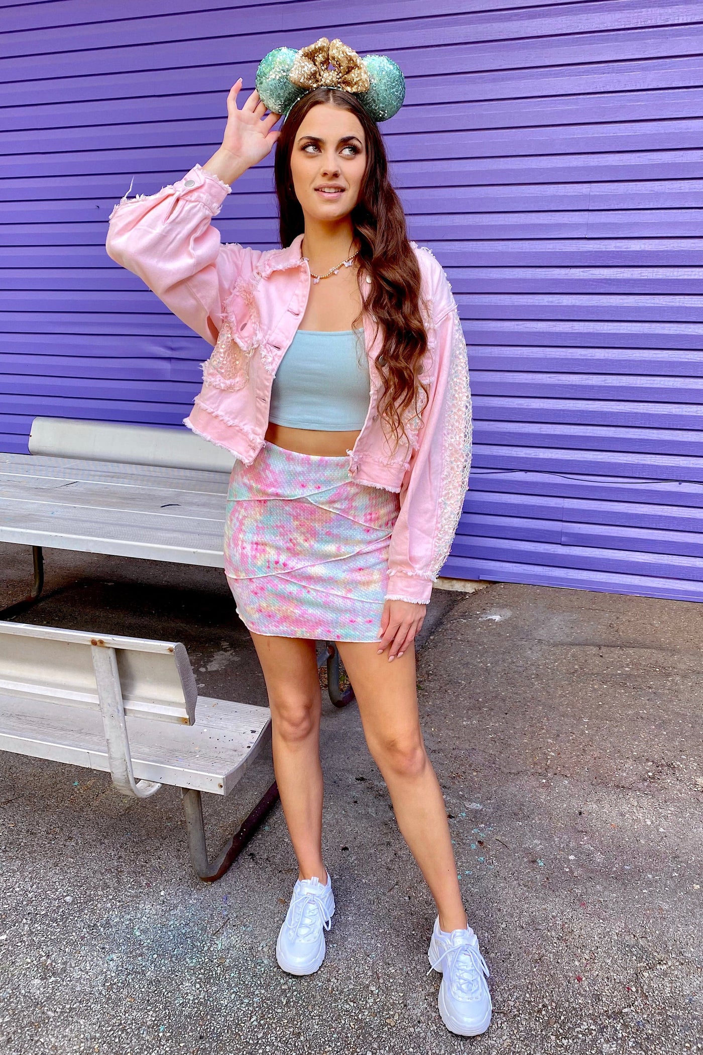 Kadey Relaxed Fit Lace Distressed Jacket - FINAL SALE - Madison and Mallory